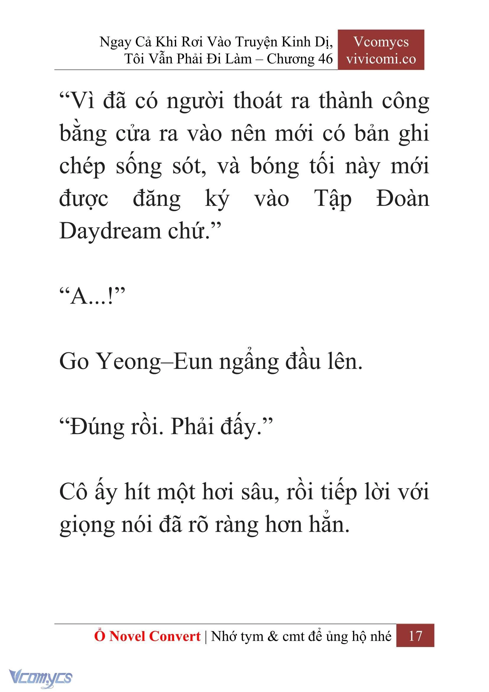 [Novel] Ngay Cả Khi Rơi Vào Truyện Kinh Dị, Tôi Vẫn Phải Đi Làm Chapter  46 - 19