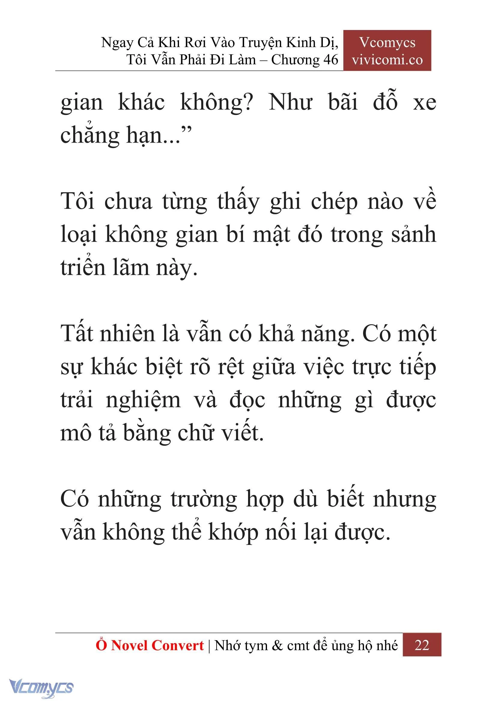 [Novel] Ngay Cả Khi Rơi Vào Truyện Kinh Dị, Tôi Vẫn Phải Đi Làm Chapter  46 - 24