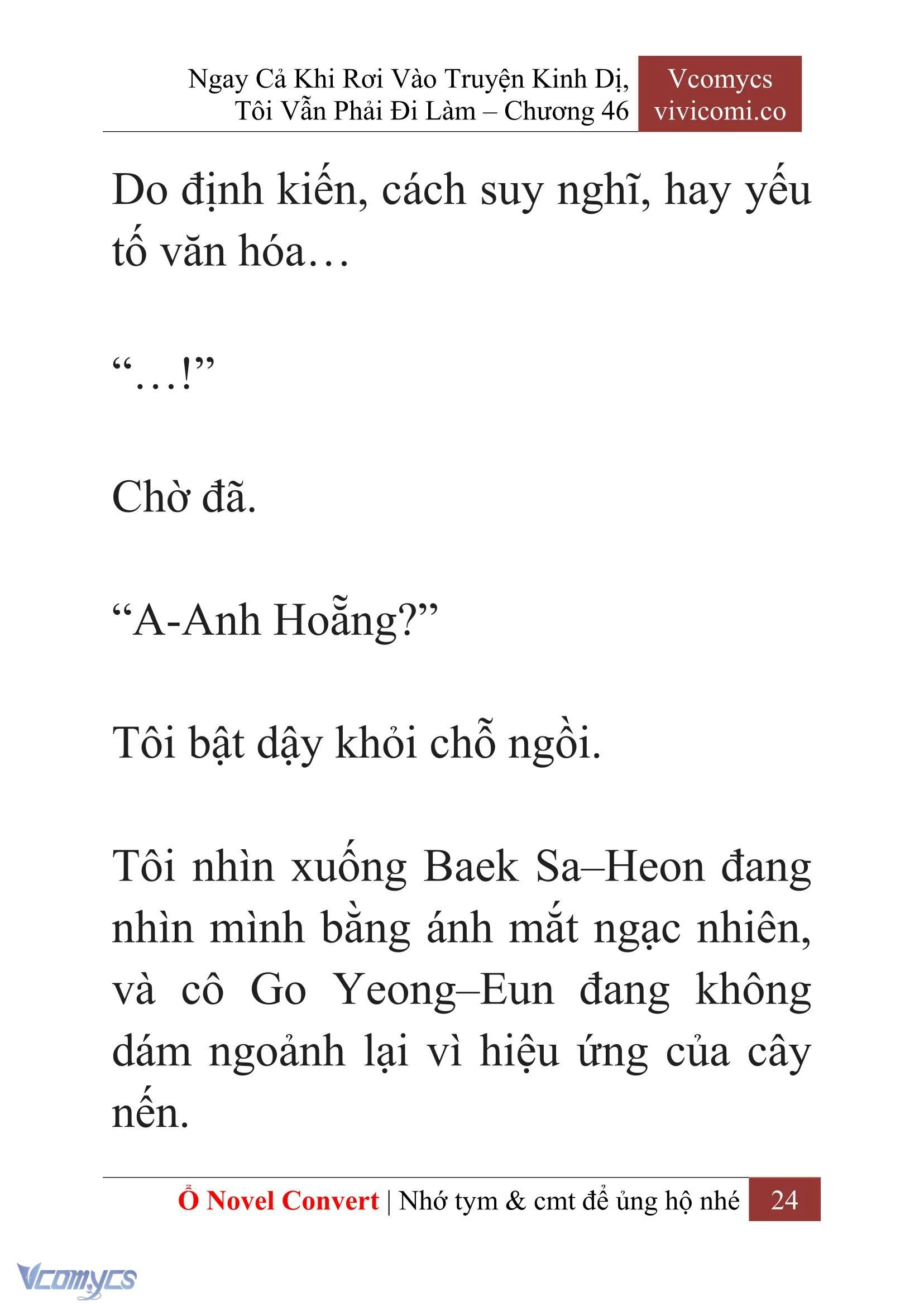[Novel] Ngay Cả Khi Rơi Vào Truyện Kinh Dị, Tôi Vẫn Phải Đi Làm Chapter  46 - 26