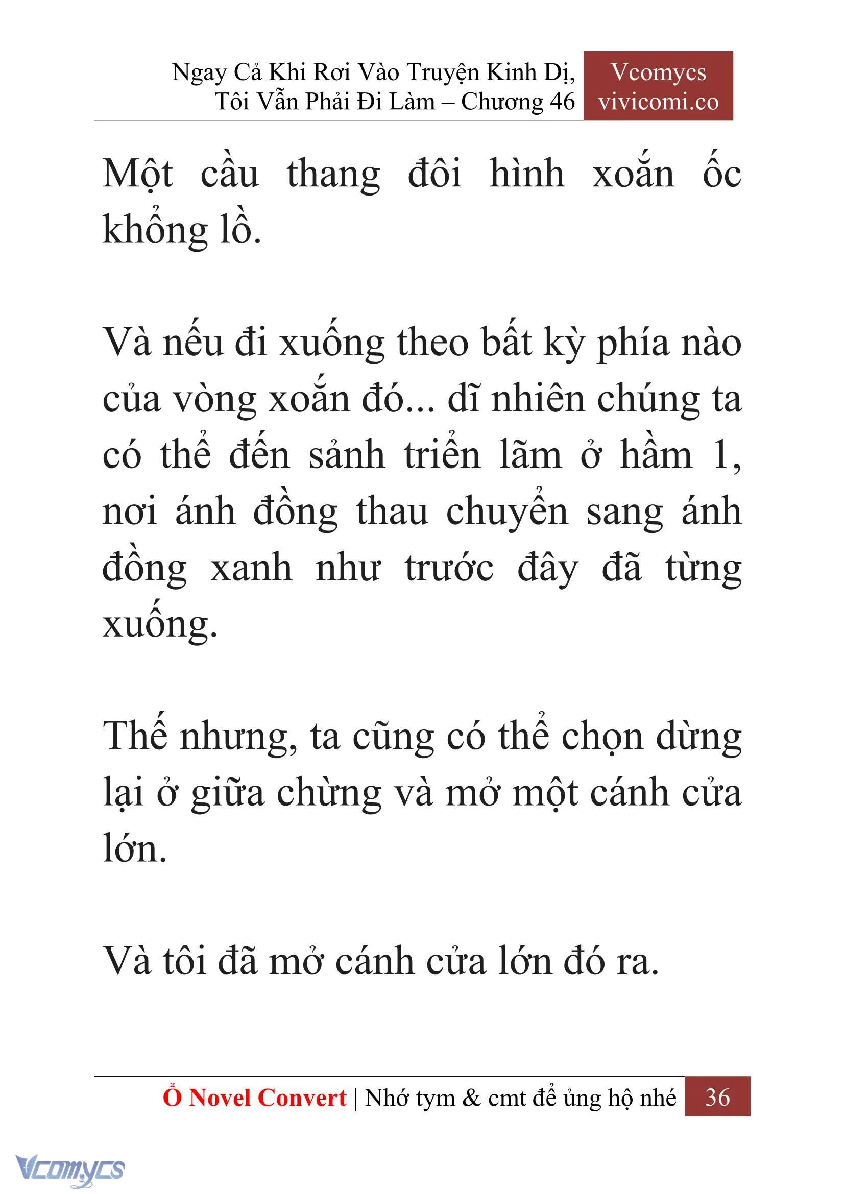 [Novel] Ngay Cả Khi Rơi Vào Truyện Kinh Dị, Tôi Vẫn Phải Đi Làm Chapter  46 - 38