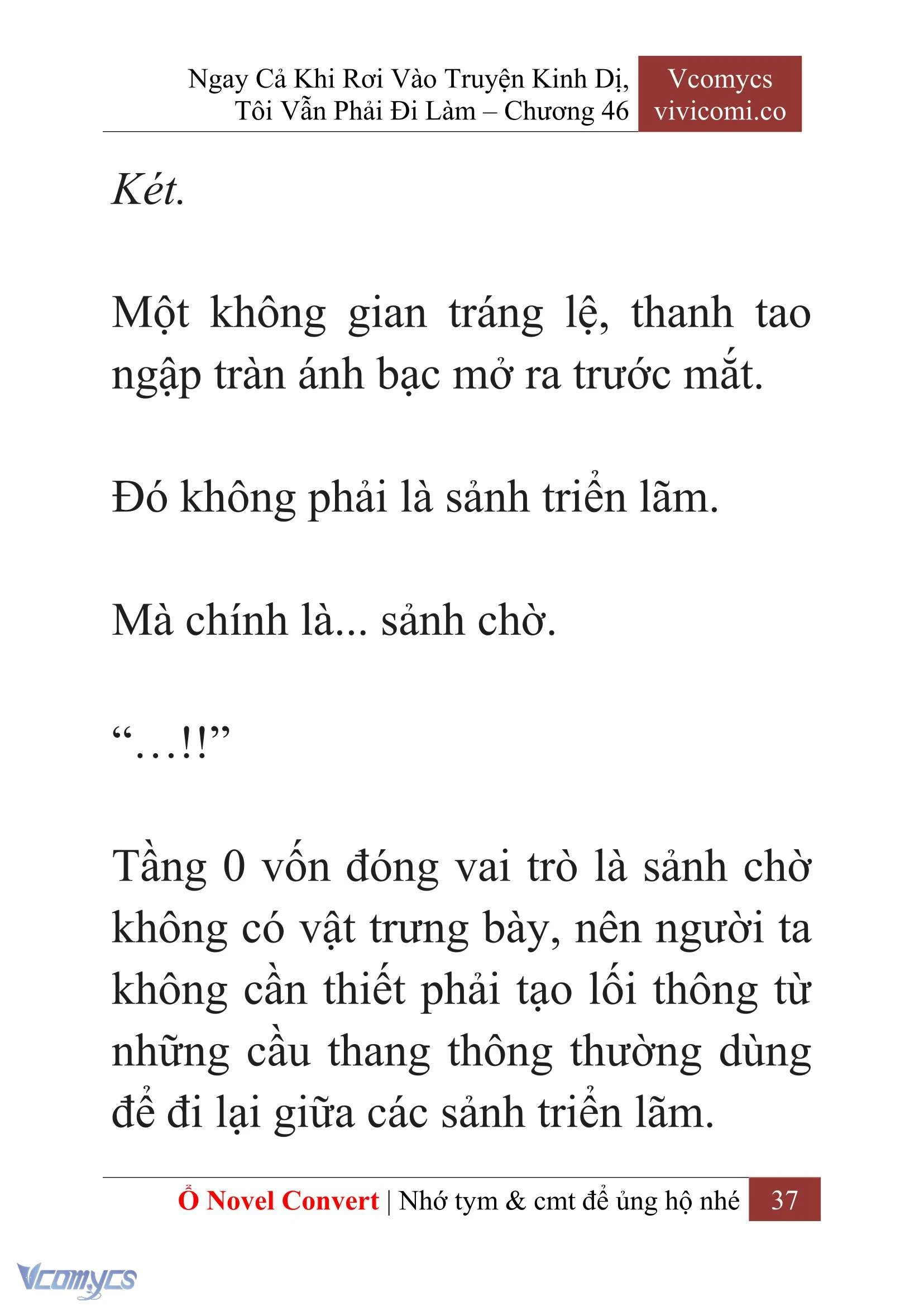 [Novel] Ngay Cả Khi Rơi Vào Truyện Kinh Dị, Tôi Vẫn Phải Đi Làm Chapter  46 - 39