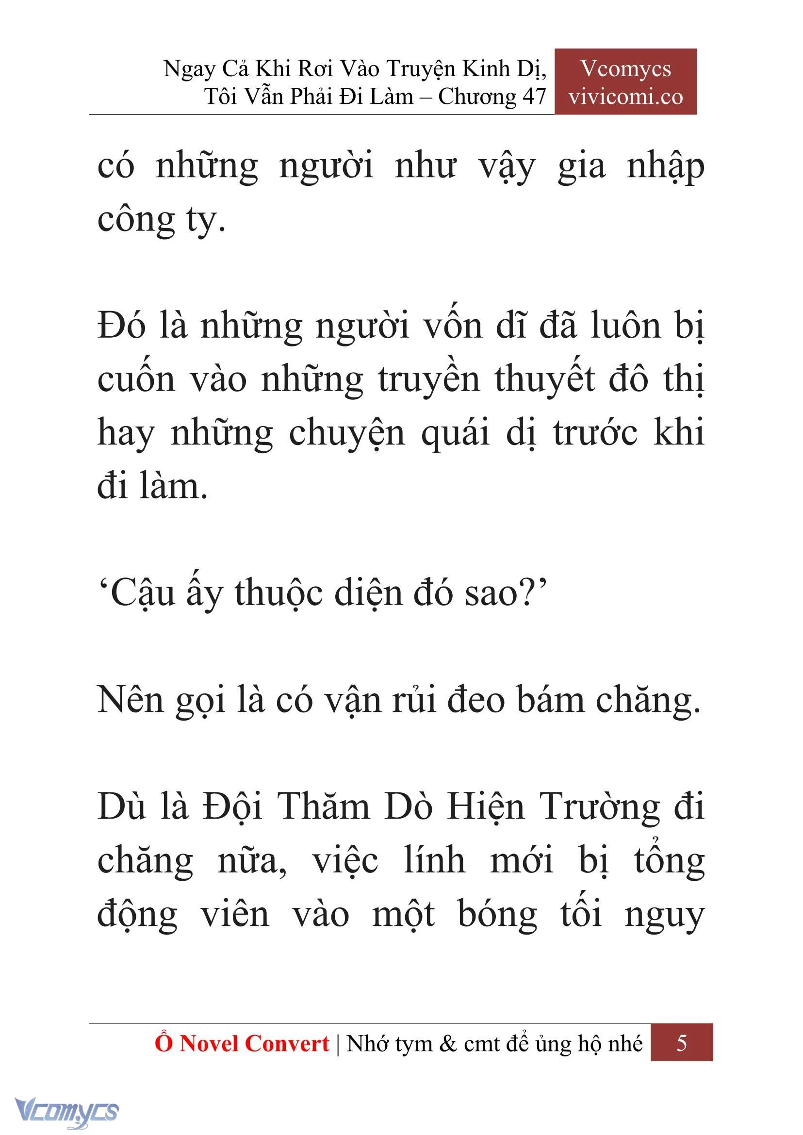 [Novel] Ngay Cả Khi Rơi Vào Truyện Kinh Dị, Tôi Vẫn Phải Đi Làm Chapter  47 - 7