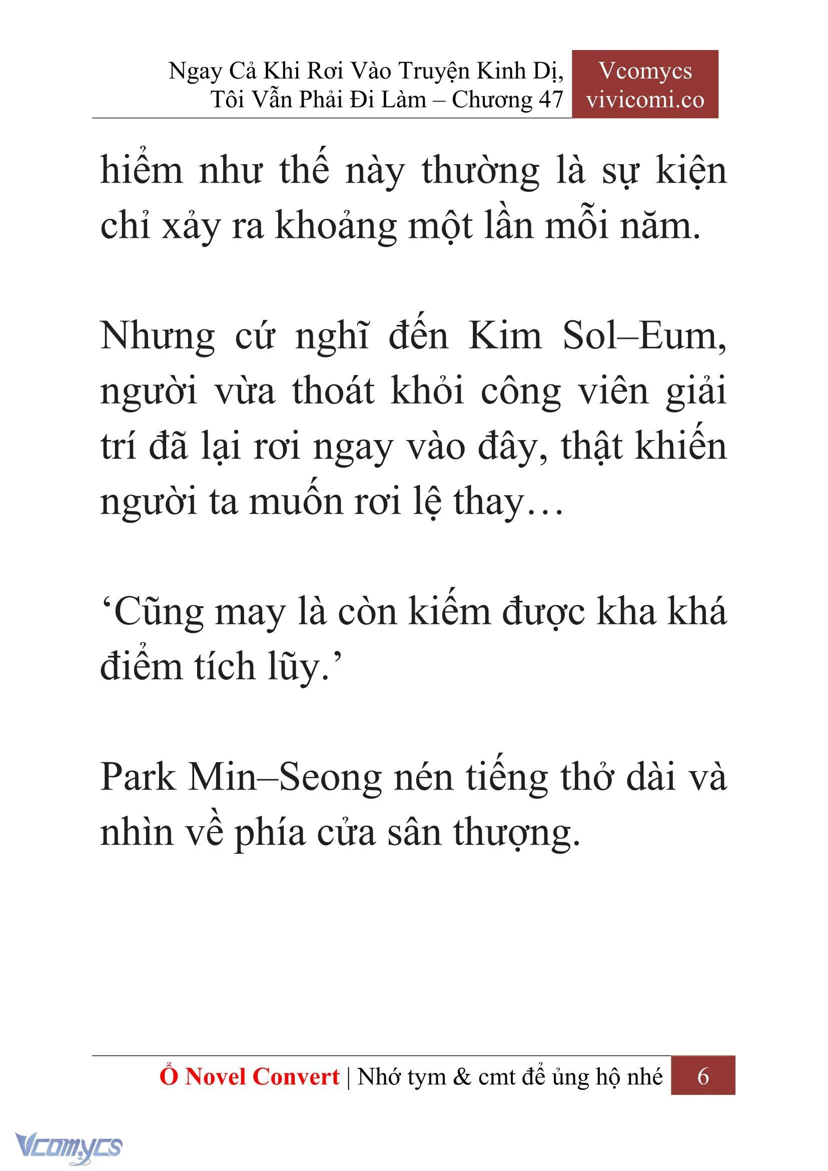 [Novel] Ngay Cả Khi Rơi Vào Truyện Kinh Dị, Tôi Vẫn Phải Đi Làm Chapter  47 - 8