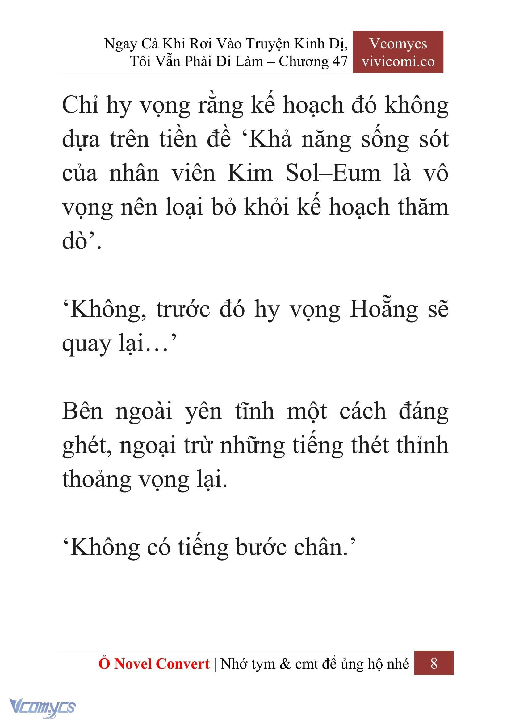 [Novel] Ngay Cả Khi Rơi Vào Truyện Kinh Dị, Tôi Vẫn Phải Đi Làm Chapter  47 - 10