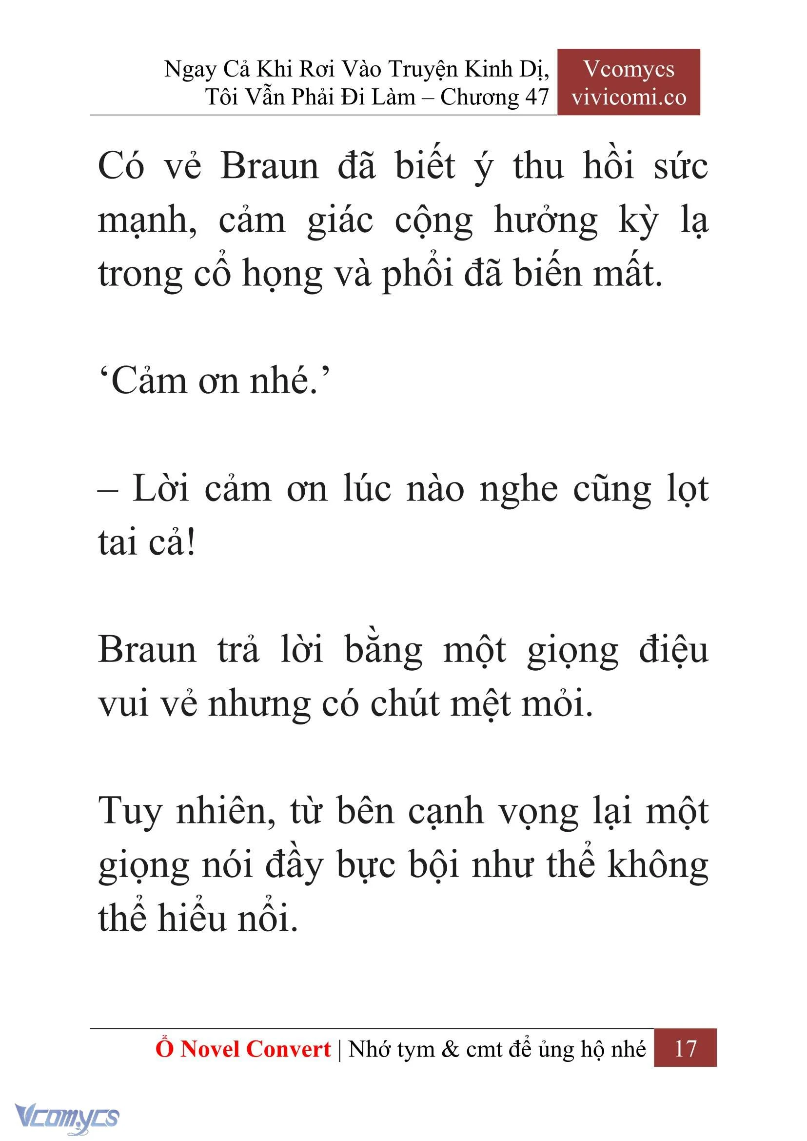 [Novel] Ngay Cả Khi Rơi Vào Truyện Kinh Dị, Tôi Vẫn Phải Đi Làm Chapter  47 - 19