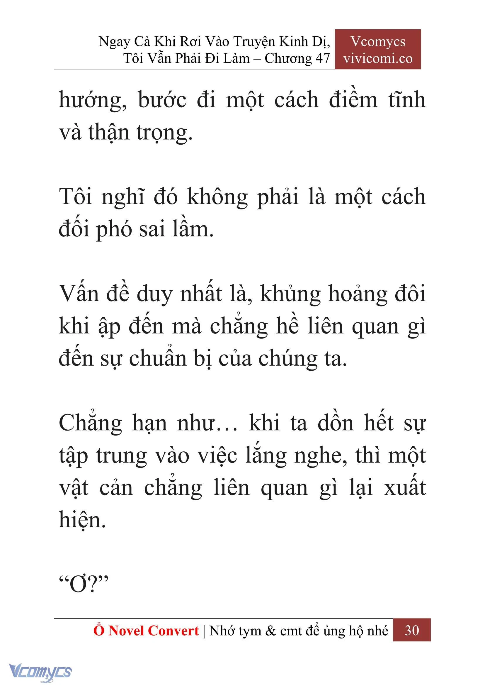 [Novel] Ngay Cả Khi Rơi Vào Truyện Kinh Dị, Tôi Vẫn Phải Đi Làm Chapter  47 - 32