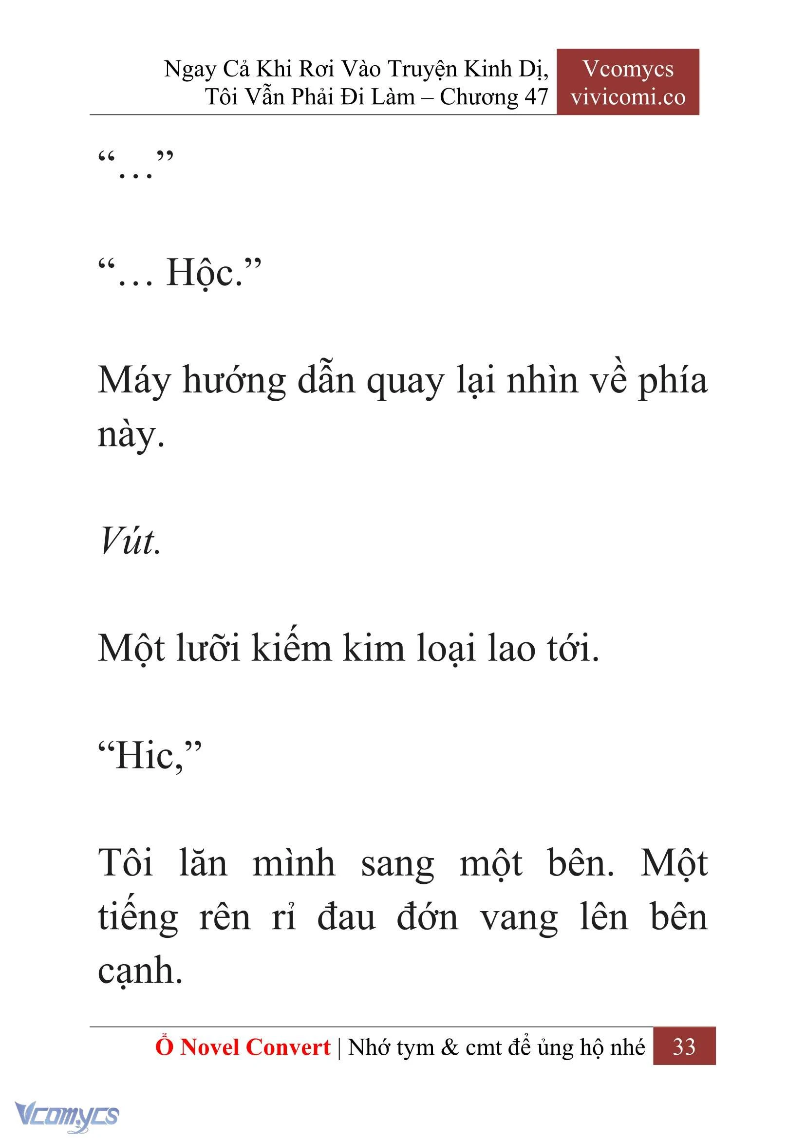 [Novel] Ngay Cả Khi Rơi Vào Truyện Kinh Dị, Tôi Vẫn Phải Đi Làm Chapter  47 - 35