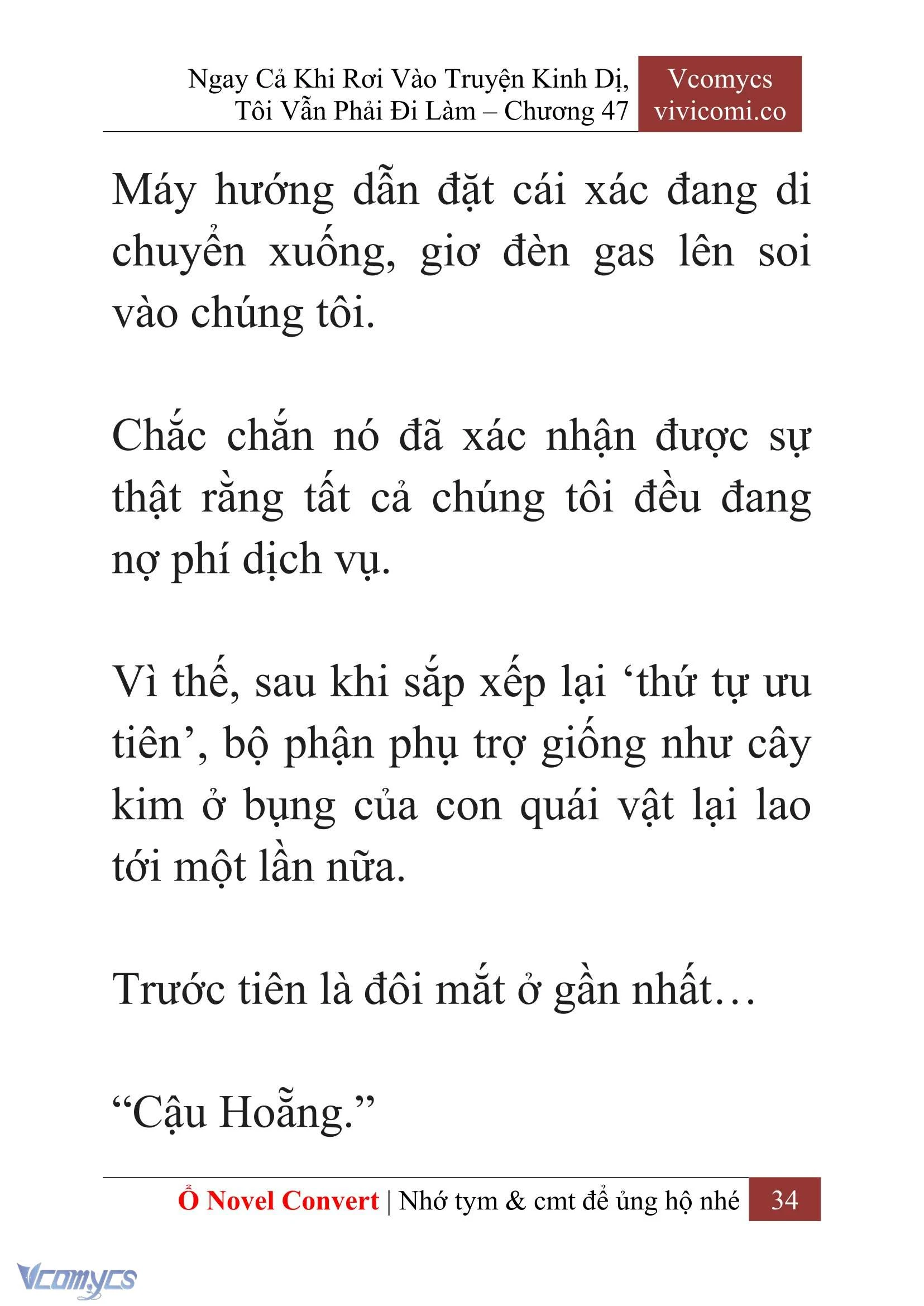 [Novel] Ngay Cả Khi Rơi Vào Truyện Kinh Dị, Tôi Vẫn Phải Đi Làm Chapter  47 - 36