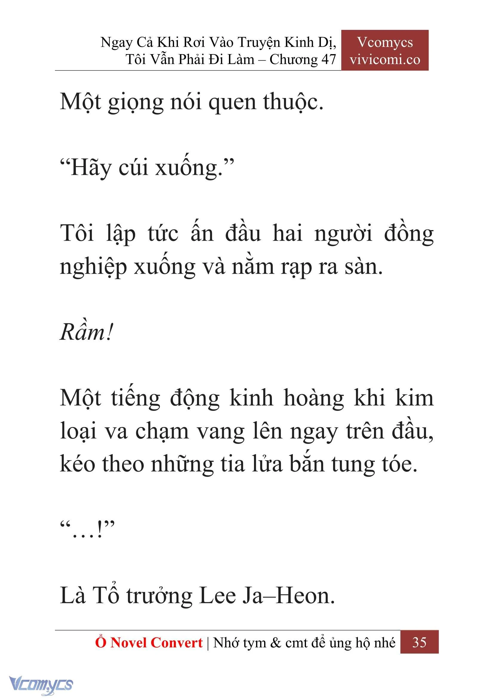 [Novel] Ngay Cả Khi Rơi Vào Truyện Kinh Dị, Tôi Vẫn Phải Đi Làm Chapter  47 - 37