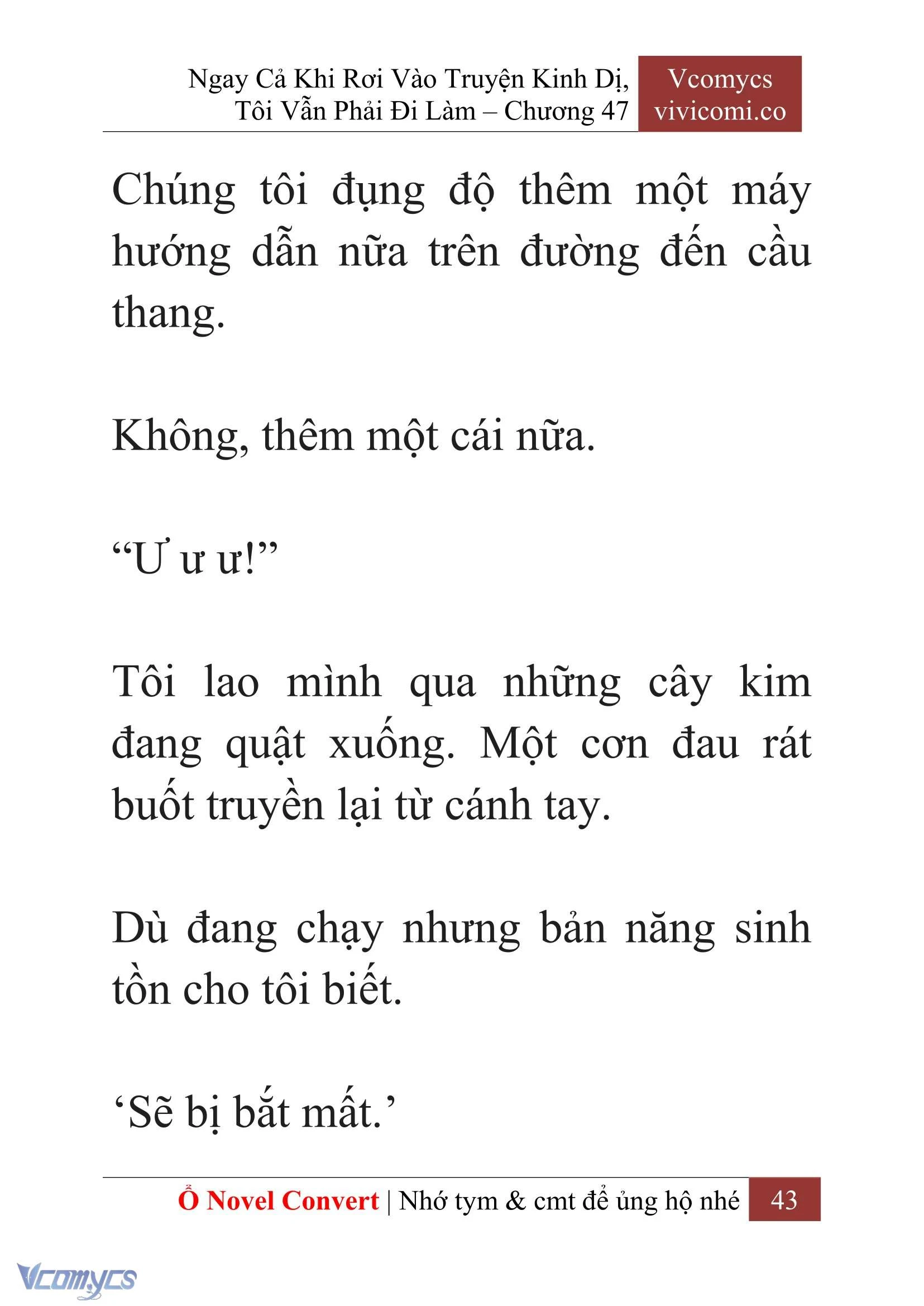 [Novel] Ngay Cả Khi Rơi Vào Truyện Kinh Dị, Tôi Vẫn Phải Đi Làm Chapter  47 - 45