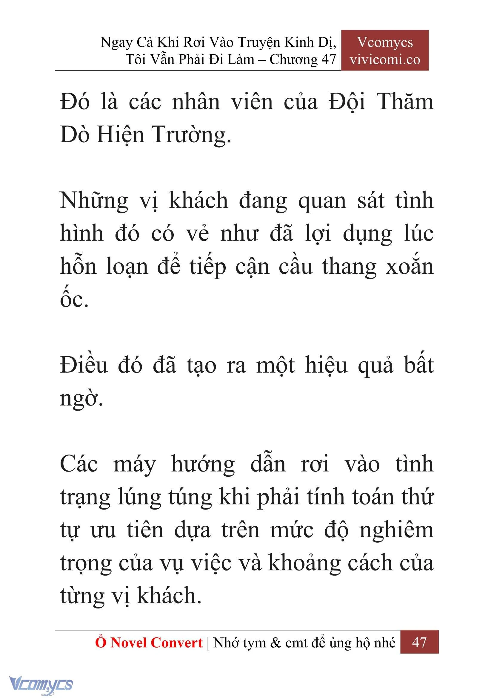 [Novel] Ngay Cả Khi Rơi Vào Truyện Kinh Dị, Tôi Vẫn Phải Đi Làm Chapter  47 - 49