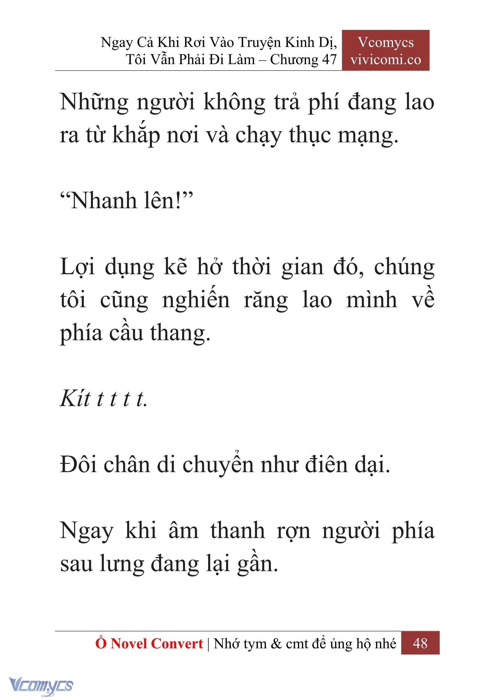 [Novel] Ngay Cả Khi Rơi Vào Truyện Kinh Dị, Tôi Vẫn Phải Đi Làm Chapter  47 - 50
