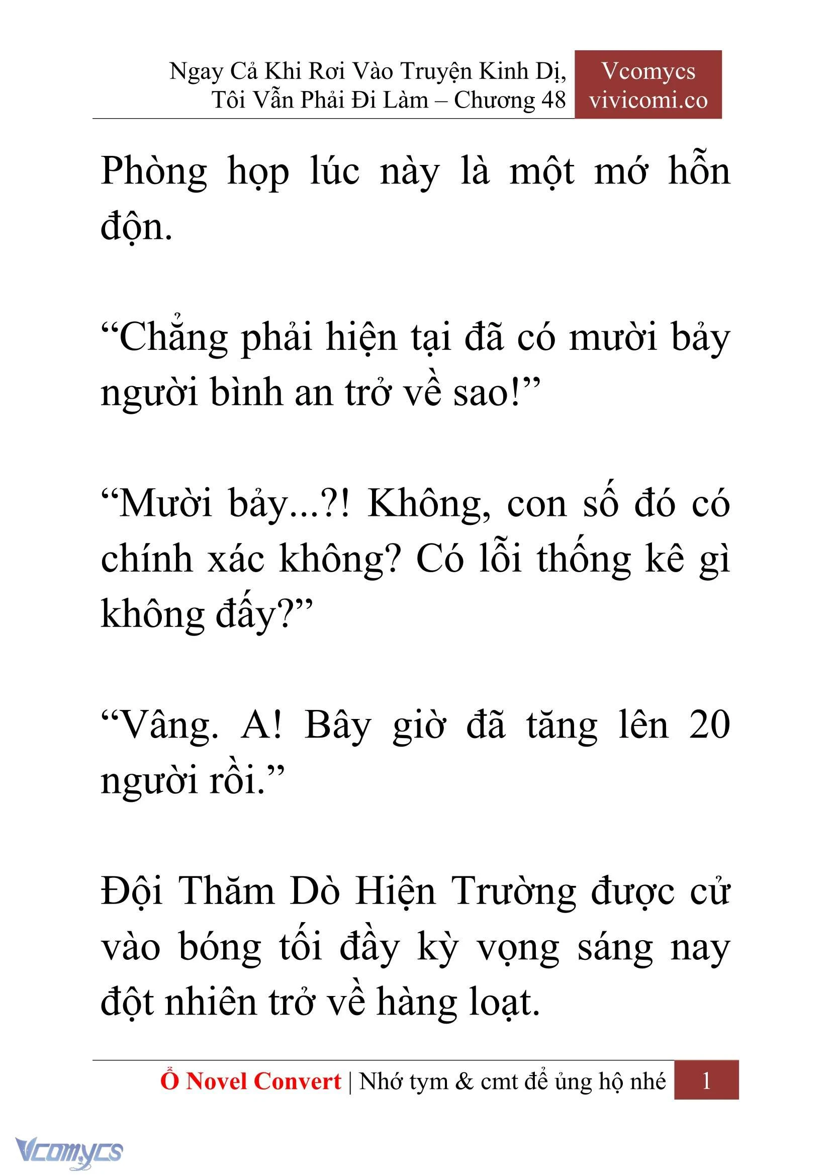 [Novel] Ngay Cả Khi Rơi Vào Truyện Kinh Dị, Tôi Vẫn Phải Đi Làm Chapter  48 - 3