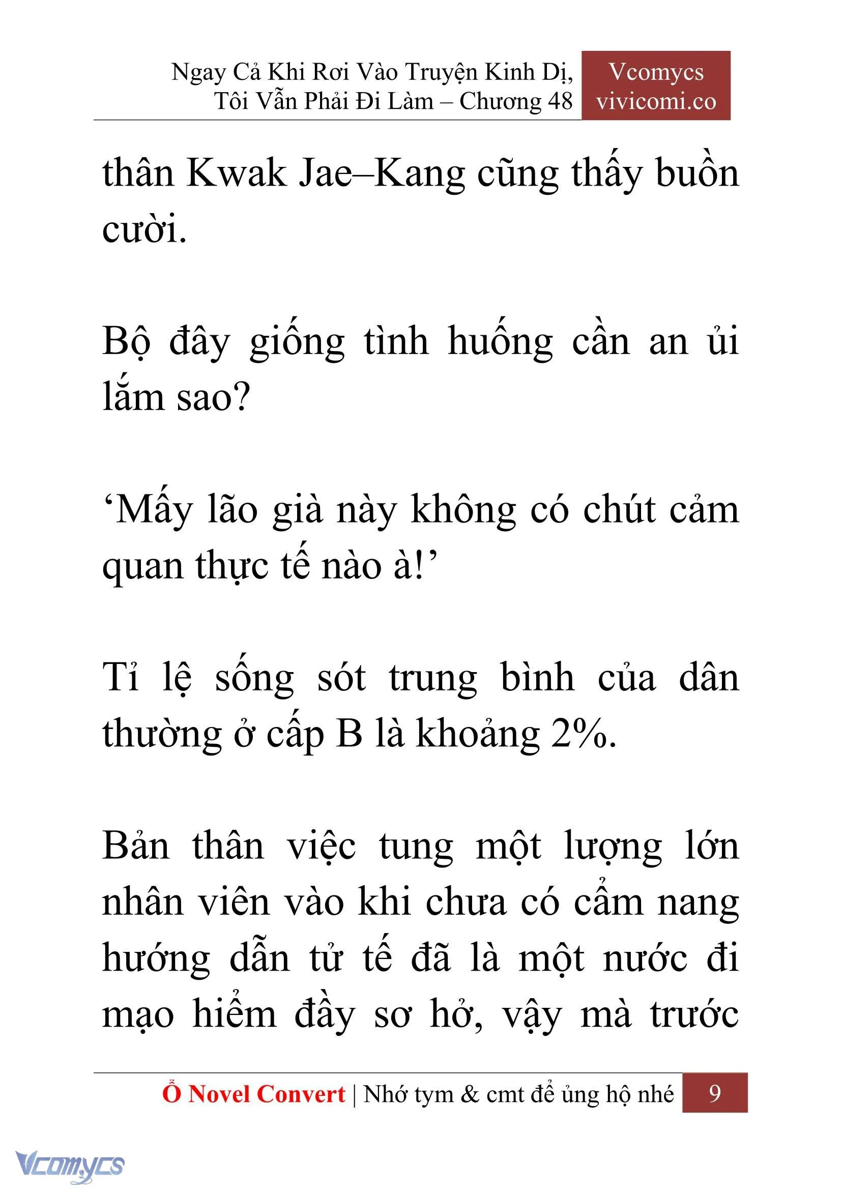 [Novel] Ngay Cả Khi Rơi Vào Truyện Kinh Dị, Tôi Vẫn Phải Đi Làm Chapter  48 - 11