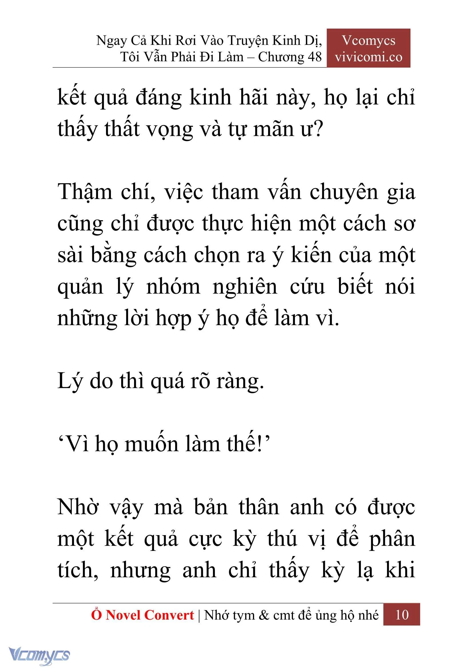 [Novel] Ngay Cả Khi Rơi Vào Truyện Kinh Dị, Tôi Vẫn Phải Đi Làm Chapter  48 - 12