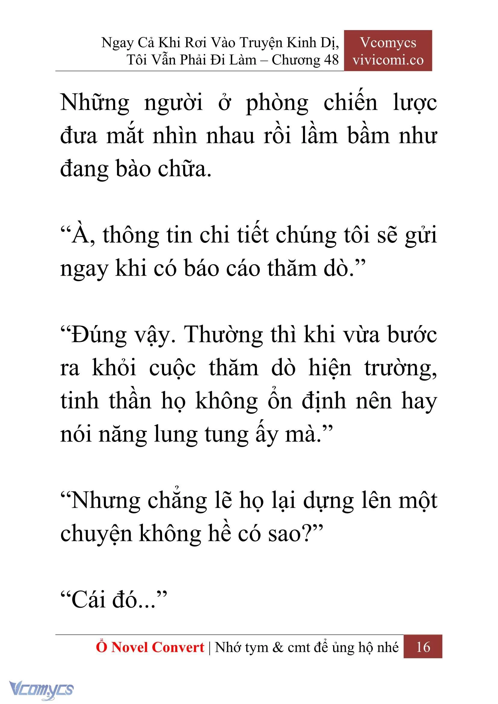 [Novel] Ngay Cả Khi Rơi Vào Truyện Kinh Dị, Tôi Vẫn Phải Đi Làm Chapter  48 - 18