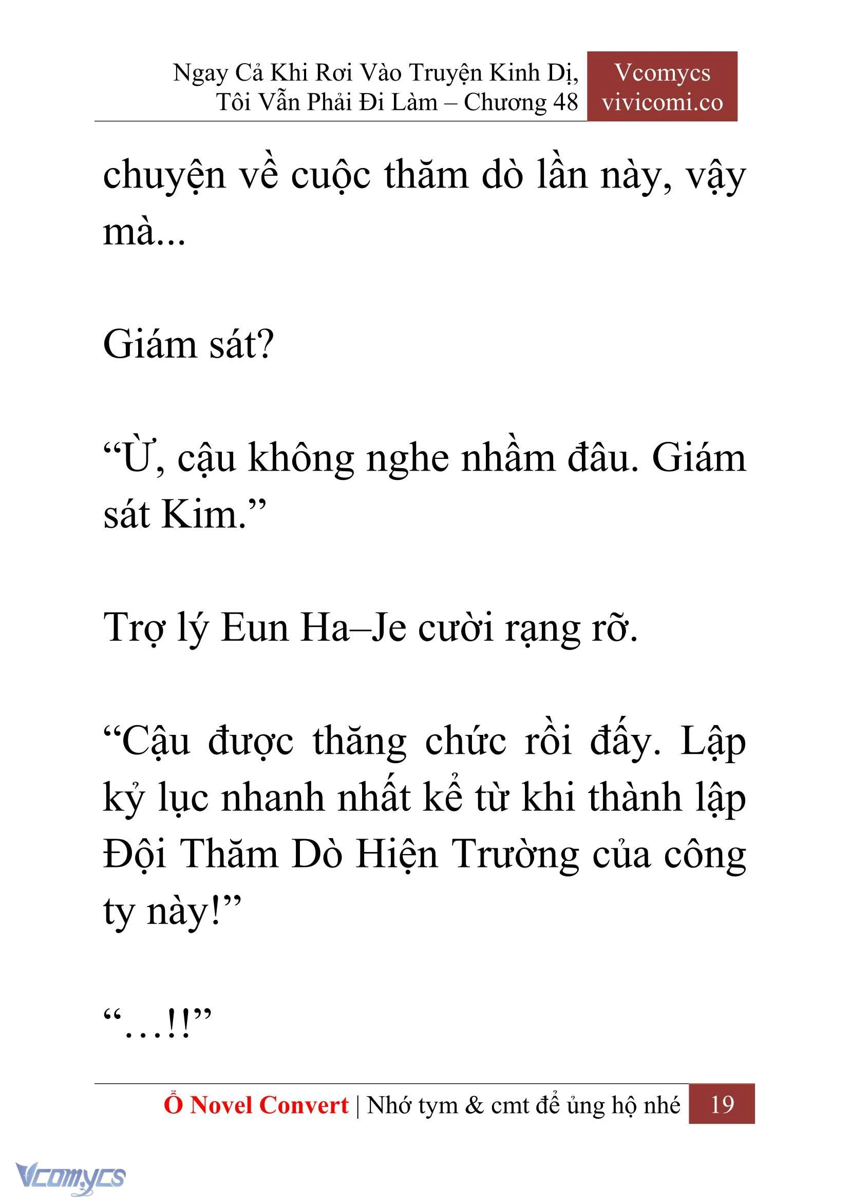 [Novel] Ngay Cả Khi Rơi Vào Truyện Kinh Dị, Tôi Vẫn Phải Đi Làm Chapter  48 - 21