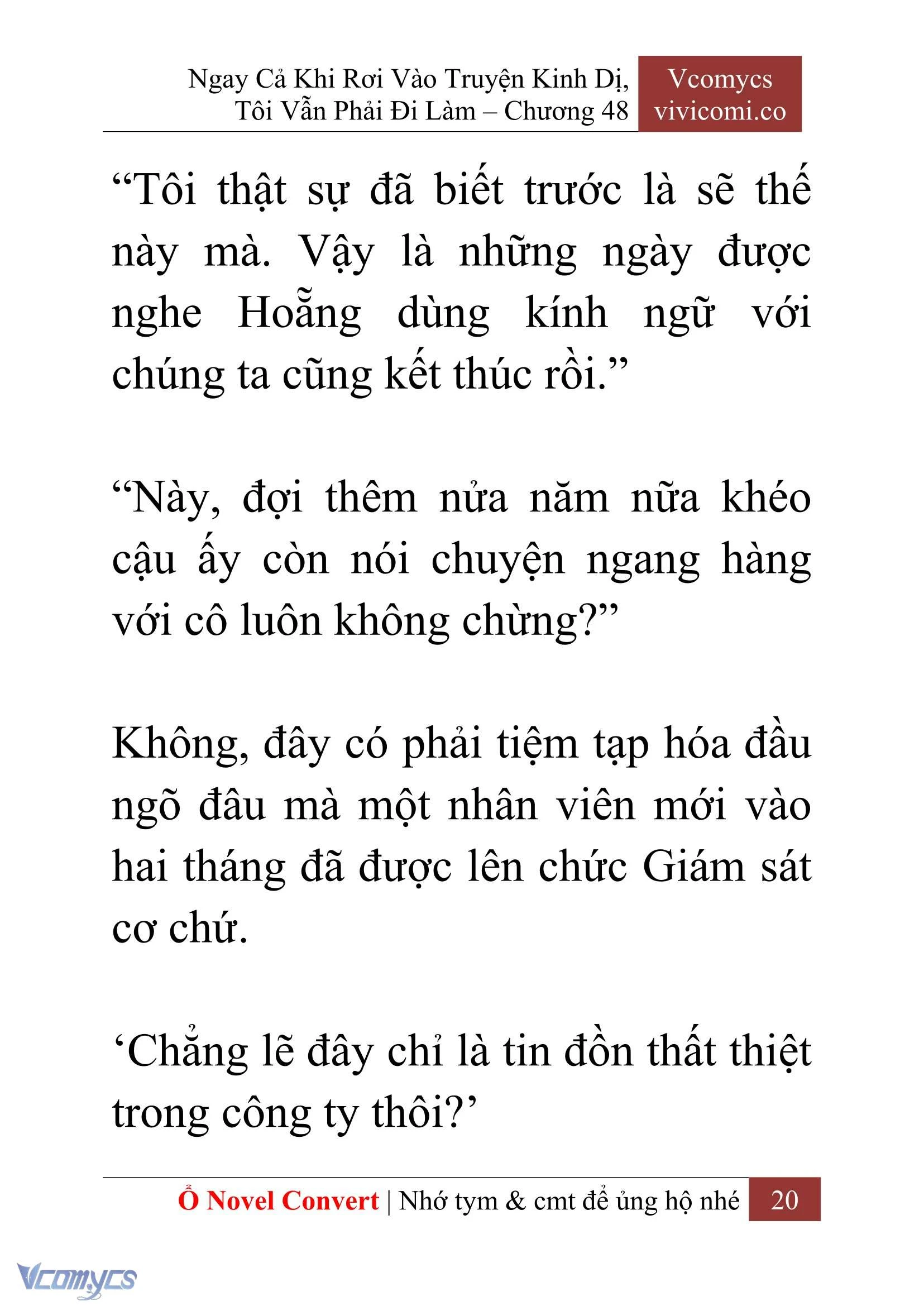 [Novel] Ngay Cả Khi Rơi Vào Truyện Kinh Dị, Tôi Vẫn Phải Đi Làm Chapter  48 - 22