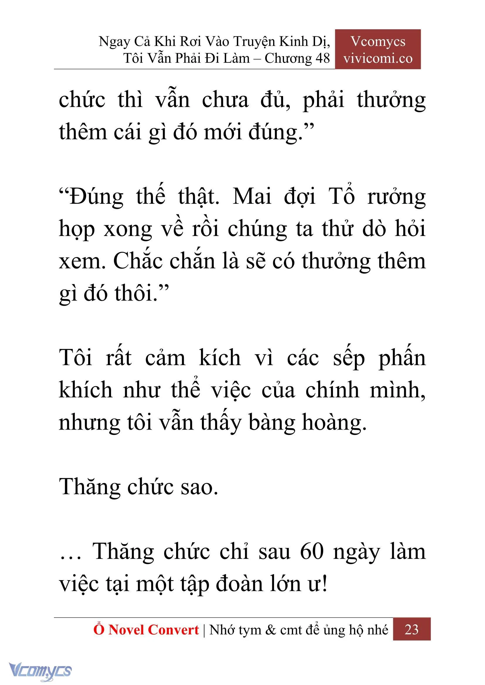 [Novel] Ngay Cả Khi Rơi Vào Truyện Kinh Dị, Tôi Vẫn Phải Đi Làm Chapter  48 - 25