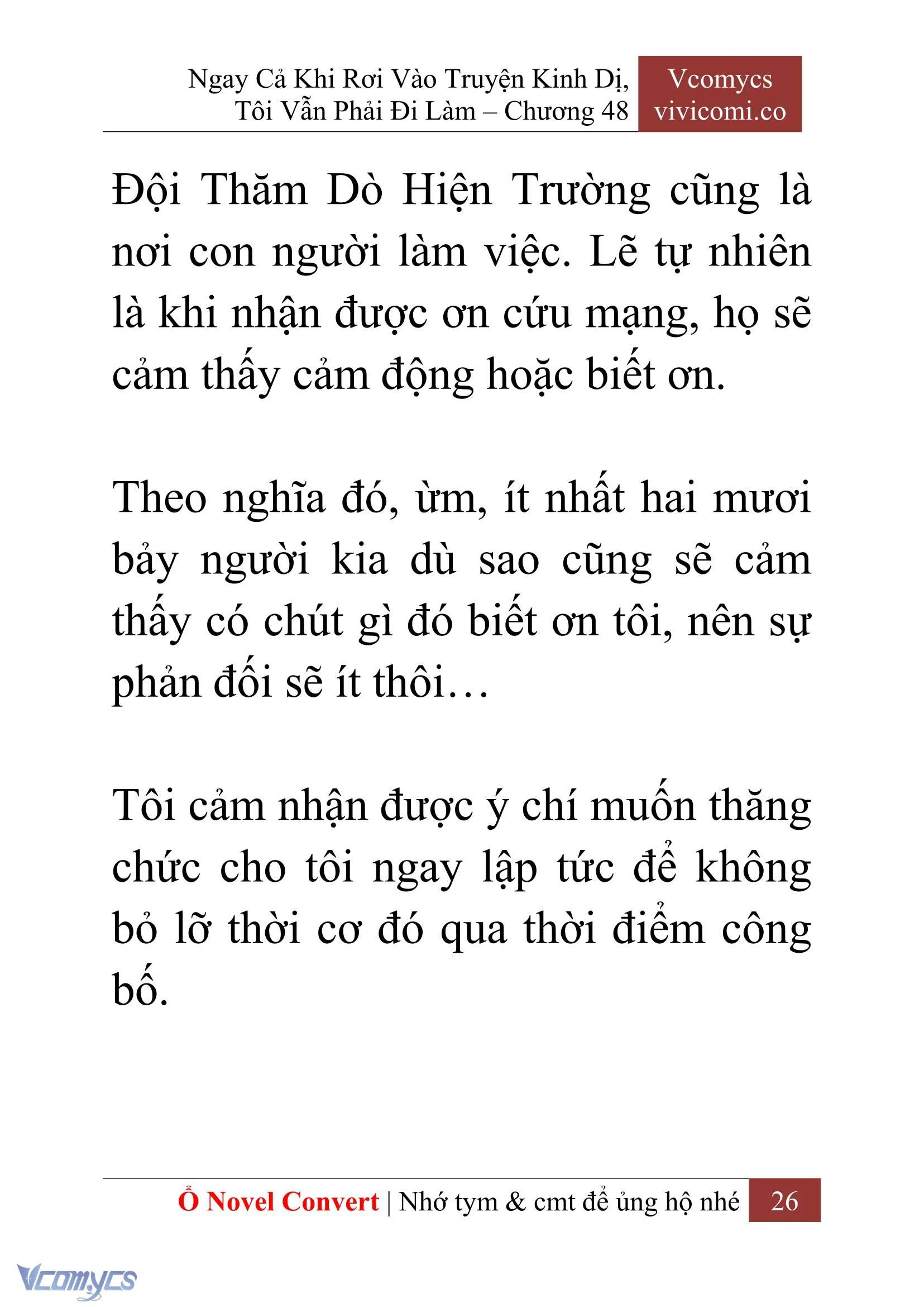 [Novel] Ngay Cả Khi Rơi Vào Truyện Kinh Dị, Tôi Vẫn Phải Đi Làm Chapter  48 - 28