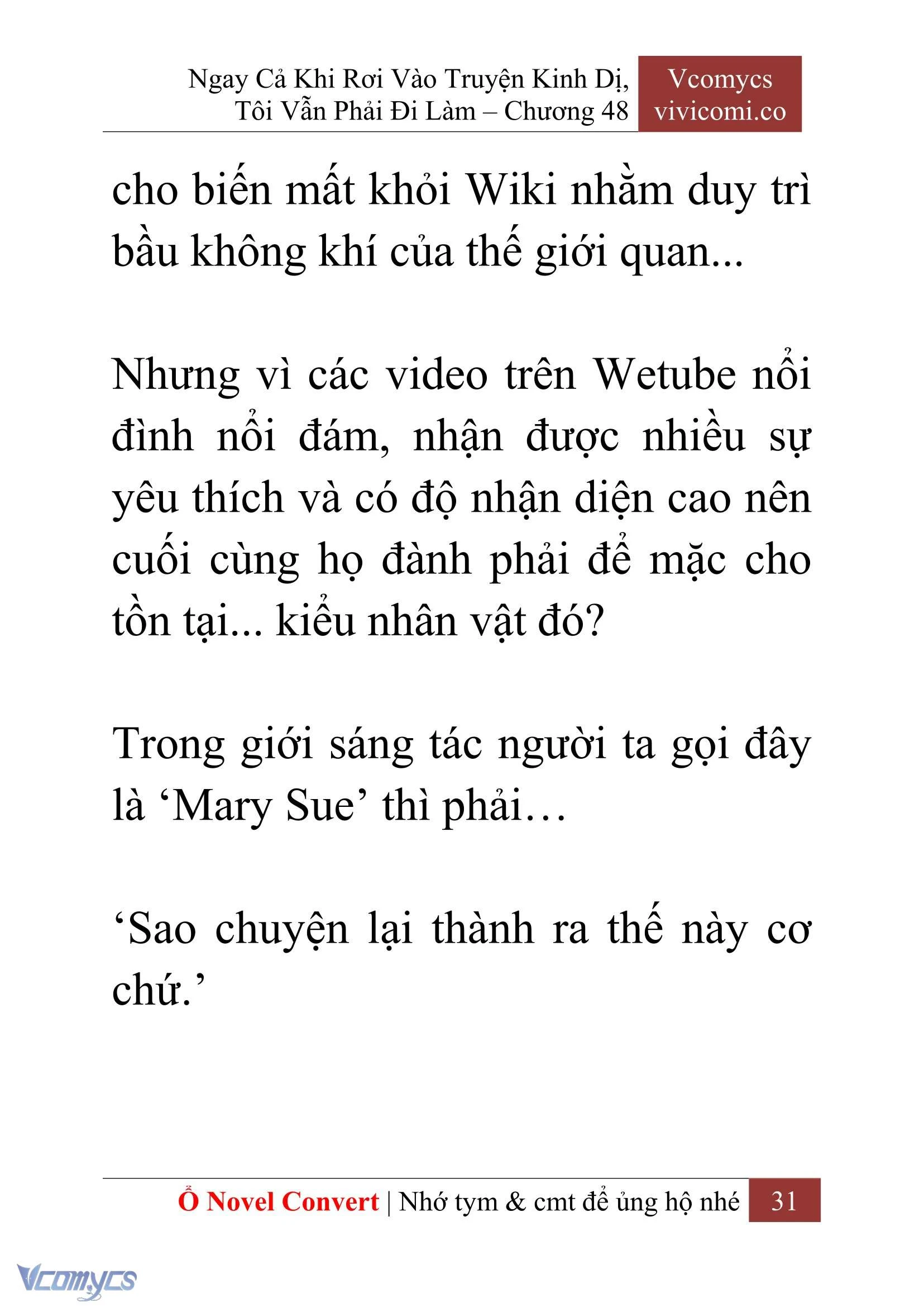 [Novel] Ngay Cả Khi Rơi Vào Truyện Kinh Dị, Tôi Vẫn Phải Đi Làm Chapter  48 - 33