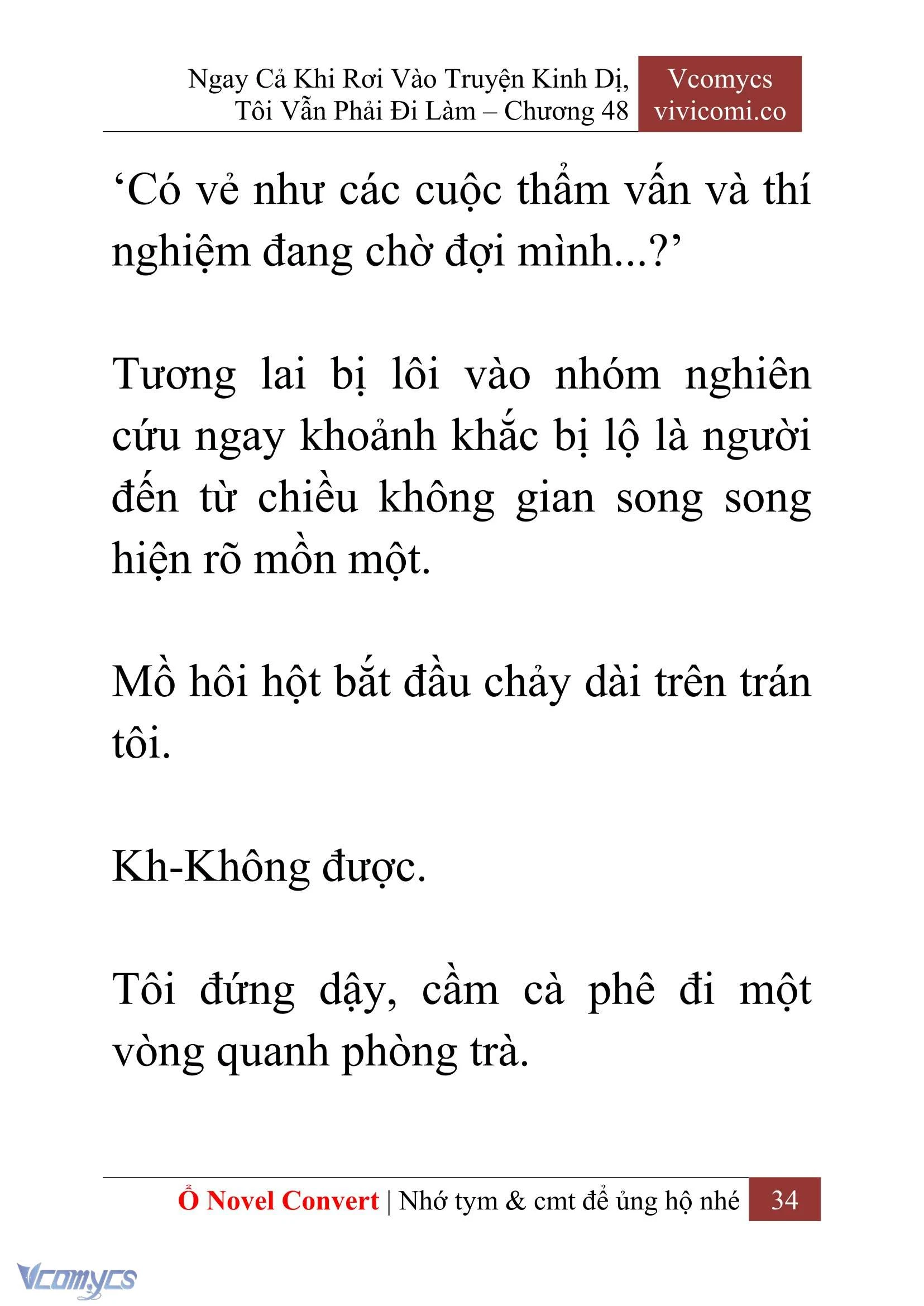 [Novel] Ngay Cả Khi Rơi Vào Truyện Kinh Dị, Tôi Vẫn Phải Đi Làm Chapter  48 - 36