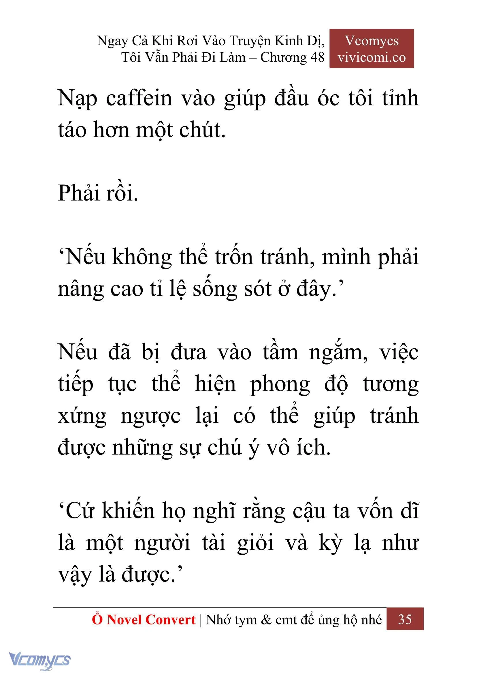 [Novel] Ngay Cả Khi Rơi Vào Truyện Kinh Dị, Tôi Vẫn Phải Đi Làm Chapter  48 - 37