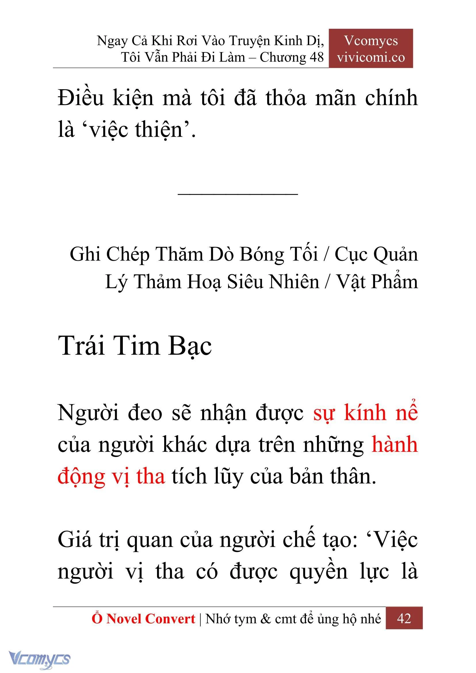 [Novel] Ngay Cả Khi Rơi Vào Truyện Kinh Dị, Tôi Vẫn Phải Đi Làm Chapter  48 - 44