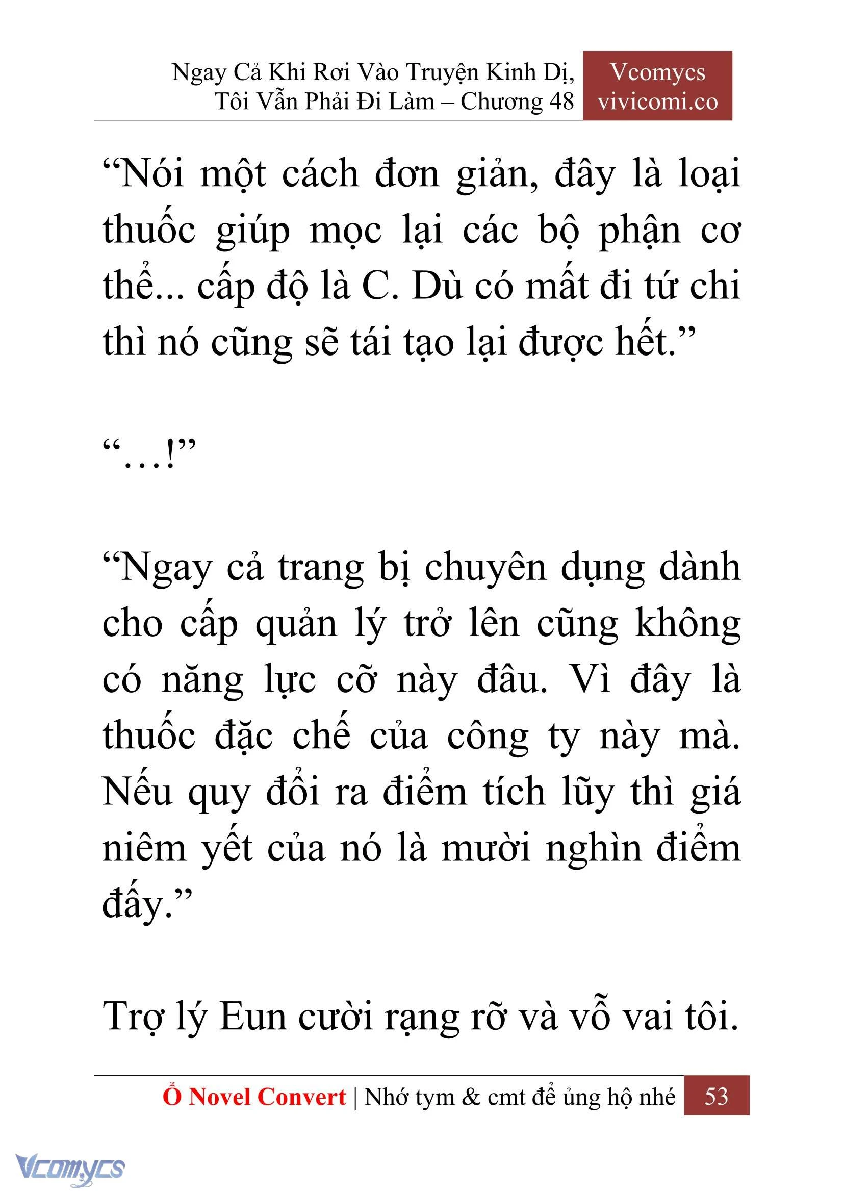 [Novel] Ngay Cả Khi Rơi Vào Truyện Kinh Dị, Tôi Vẫn Phải Đi Làm Chapter  48 - 55
