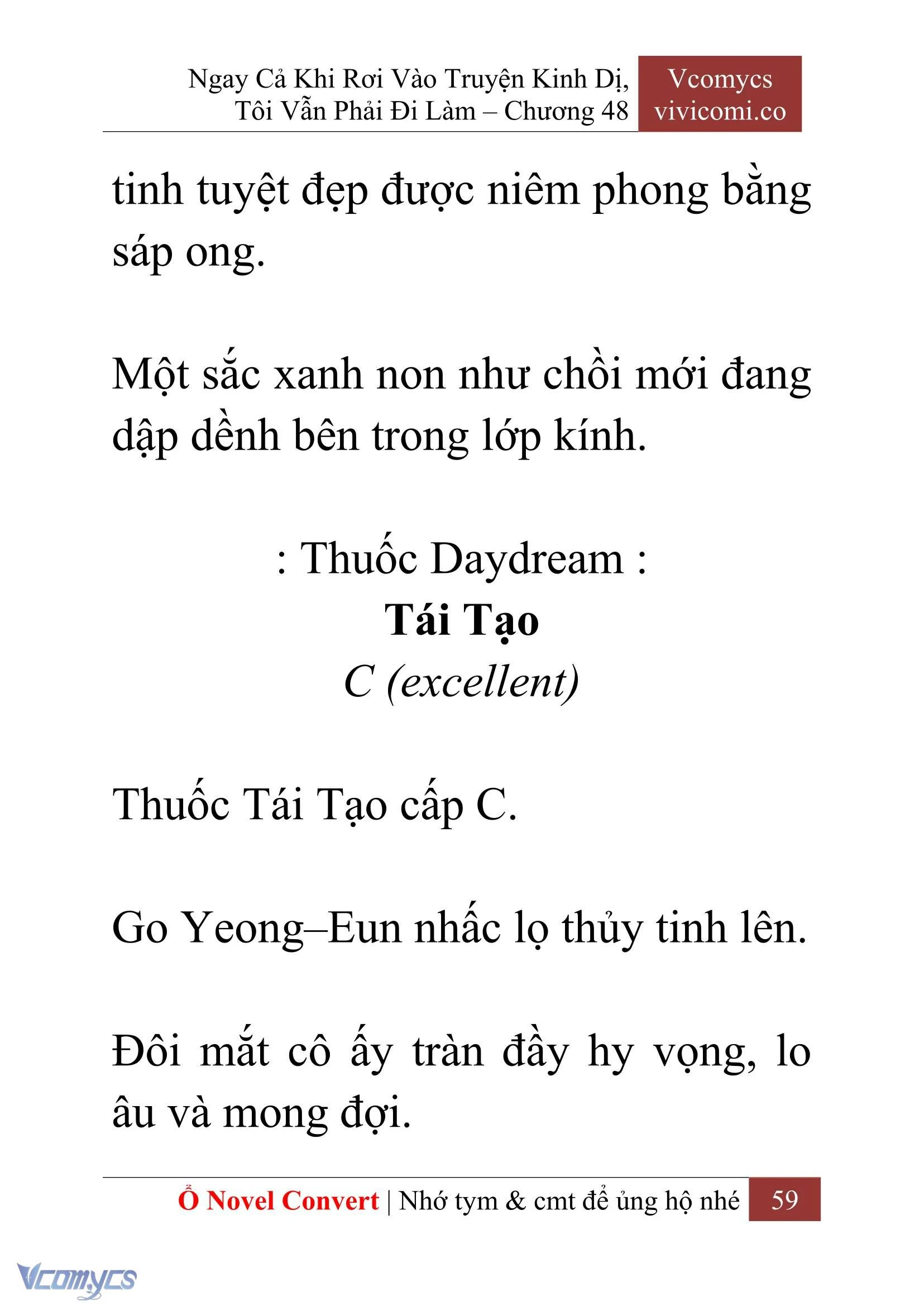 [Novel] Ngay Cả Khi Rơi Vào Truyện Kinh Dị, Tôi Vẫn Phải Đi Làm Chapter  48 - 61