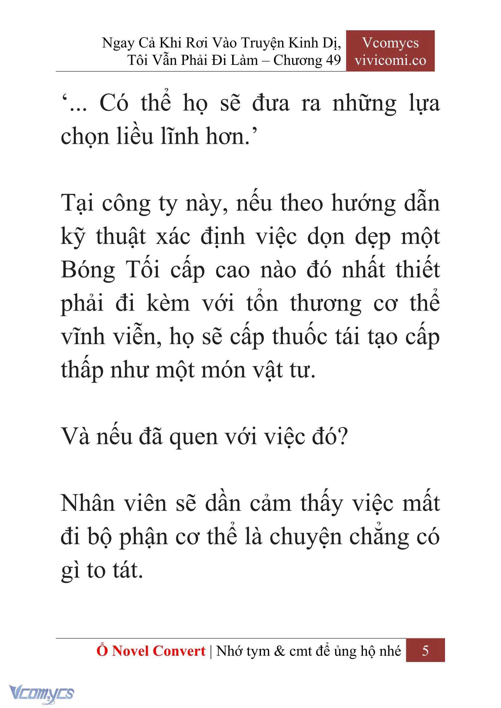 [Novel] Ngay Cả Khi Rơi Vào Truyện Kinh Dị, Tôi Vẫn Phải Đi Làm Chapter  49 - 7