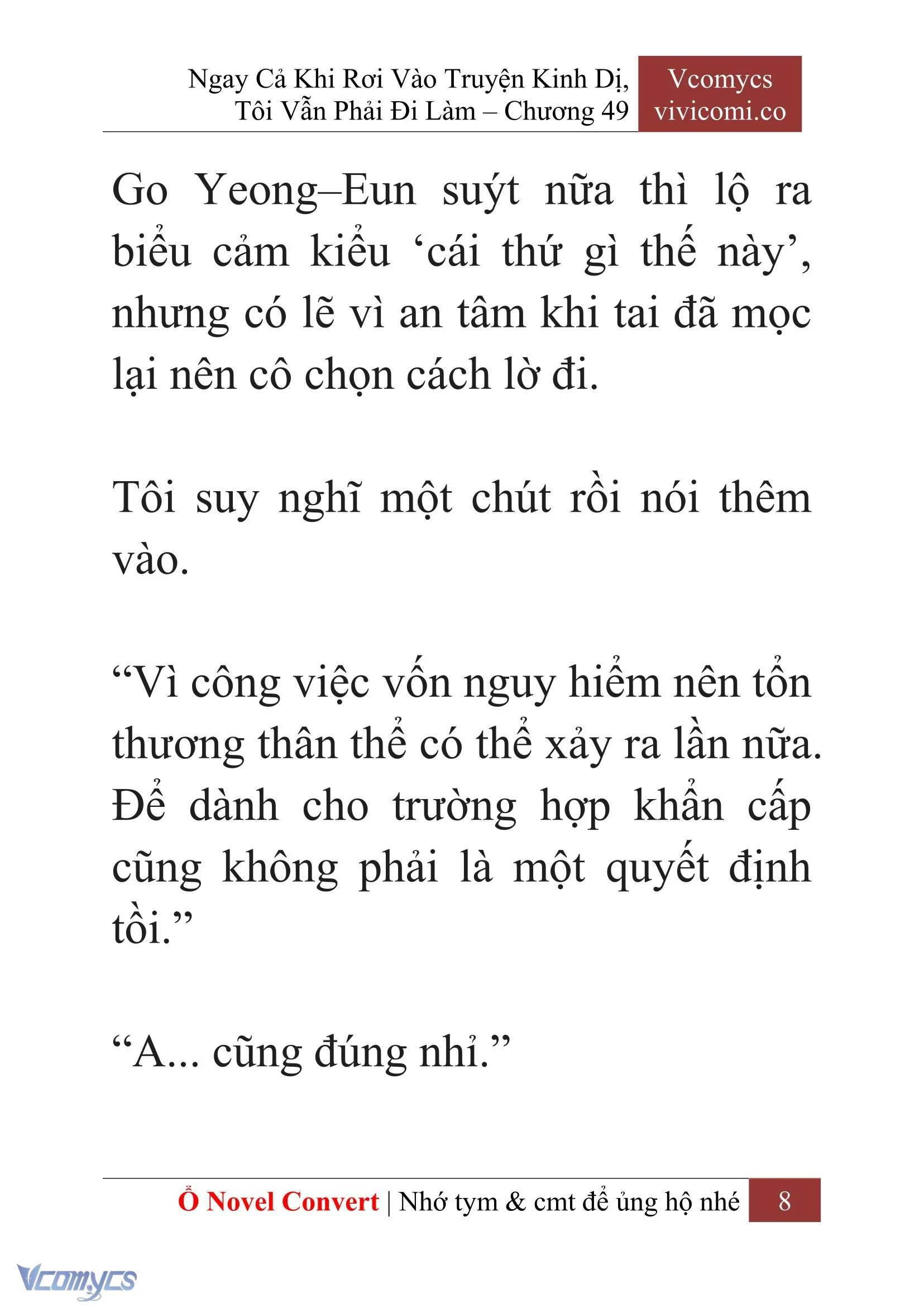[Novel] Ngay Cả Khi Rơi Vào Truyện Kinh Dị, Tôi Vẫn Phải Đi Làm Chapter  49 - 10