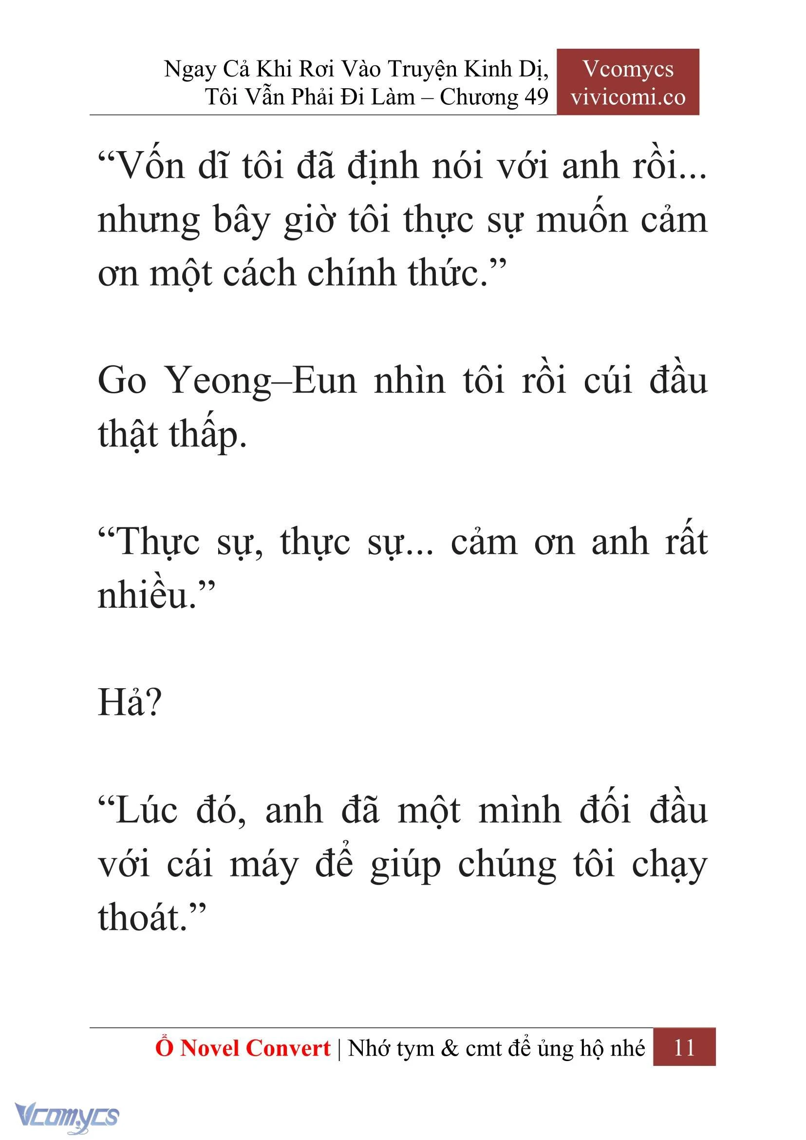 [Novel] Ngay Cả Khi Rơi Vào Truyện Kinh Dị, Tôi Vẫn Phải Đi Làm Chapter  49 - 13