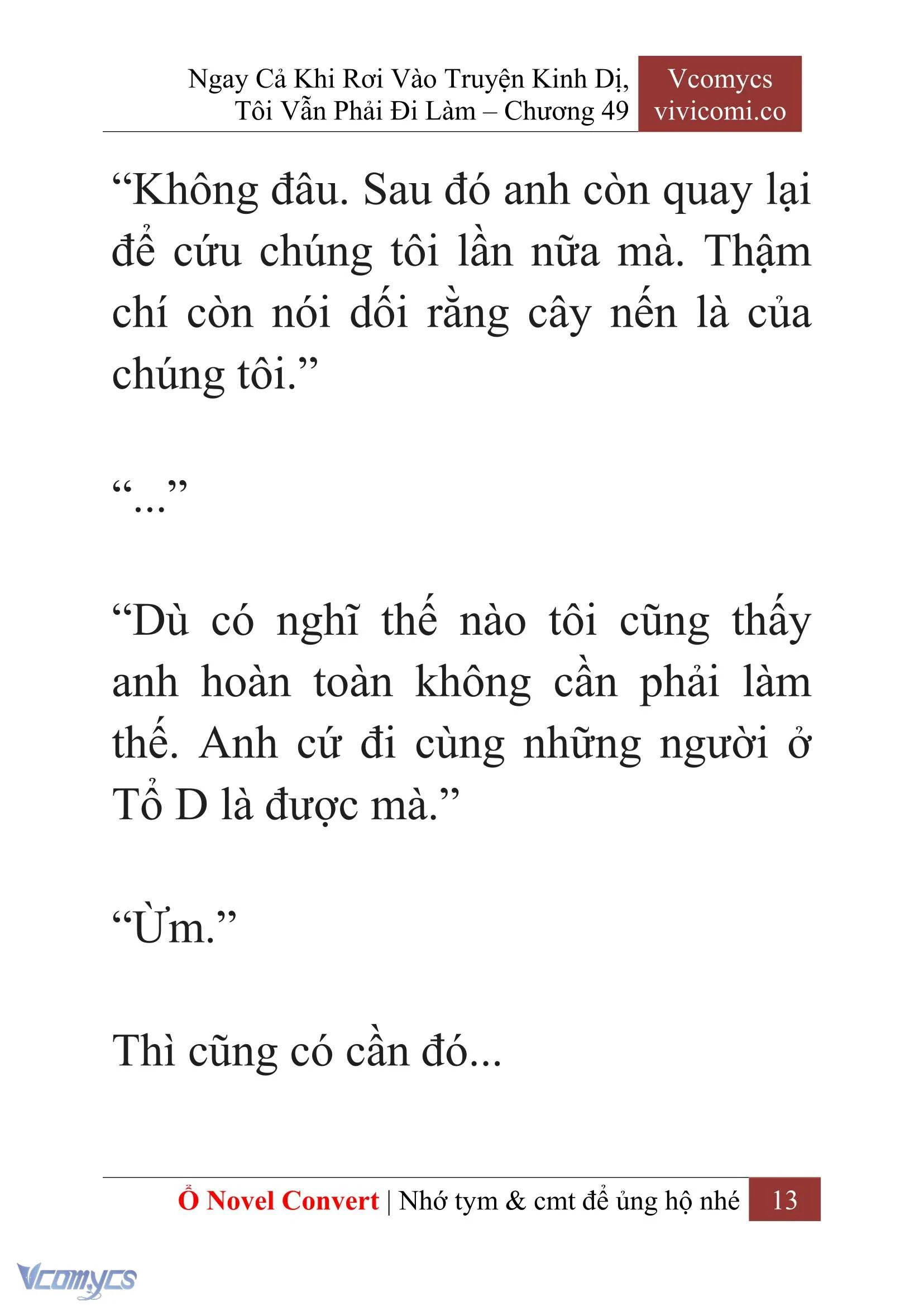 [Novel] Ngay Cả Khi Rơi Vào Truyện Kinh Dị, Tôi Vẫn Phải Đi Làm Chapter  49 - 15