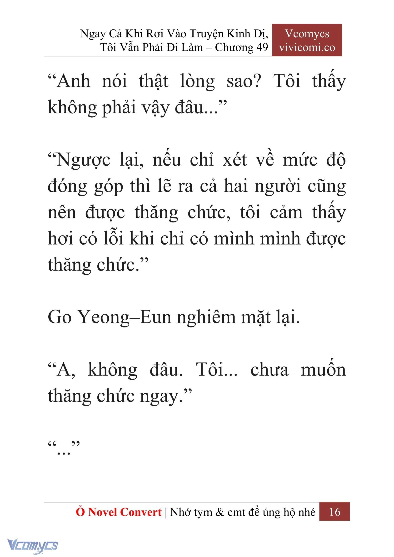 [Novel] Ngay Cả Khi Rơi Vào Truyện Kinh Dị, Tôi Vẫn Phải Đi Làm Chapter  49 - 18