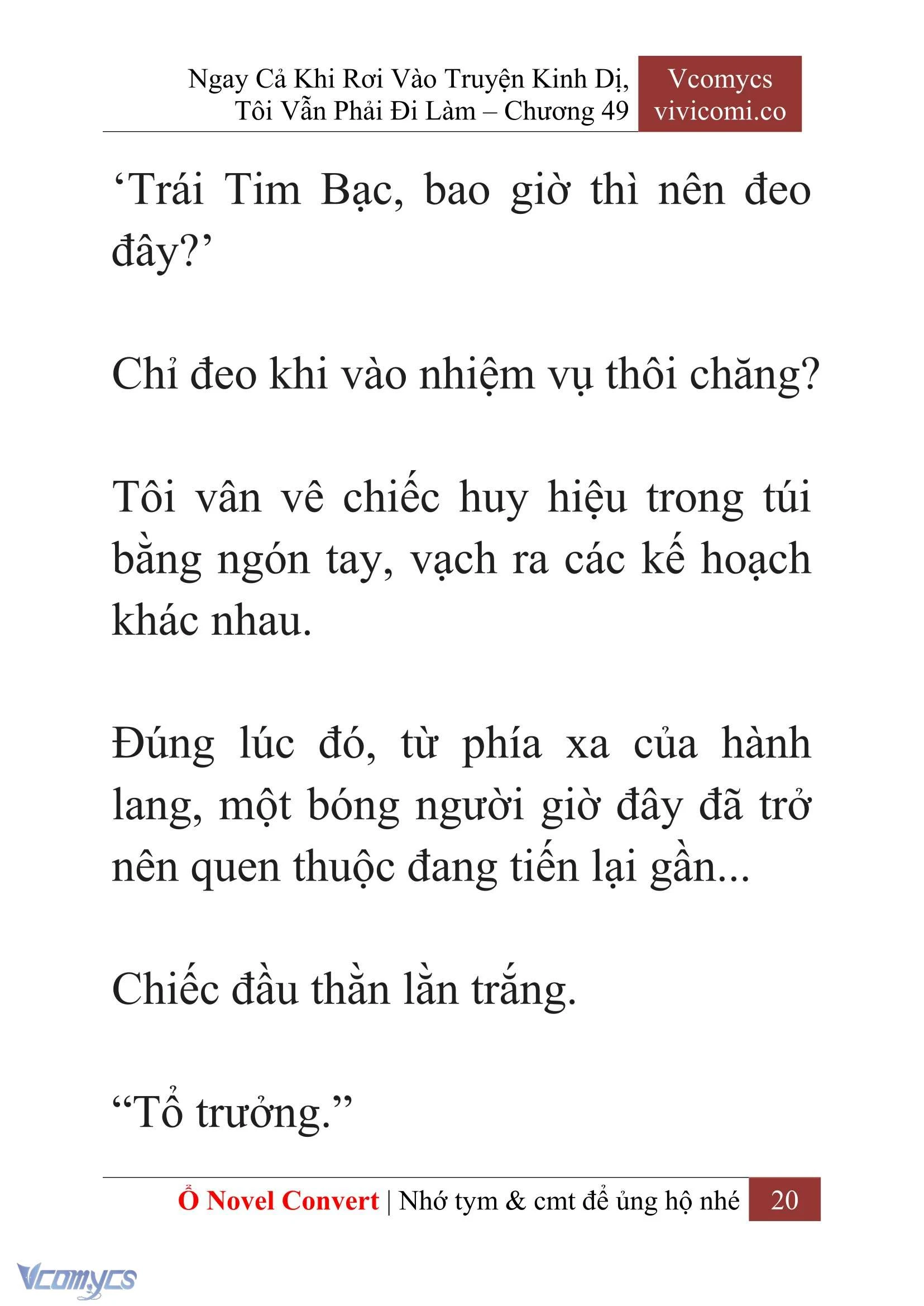 [Novel] Ngay Cả Khi Rơi Vào Truyện Kinh Dị, Tôi Vẫn Phải Đi Làm Chapter  49 - 22