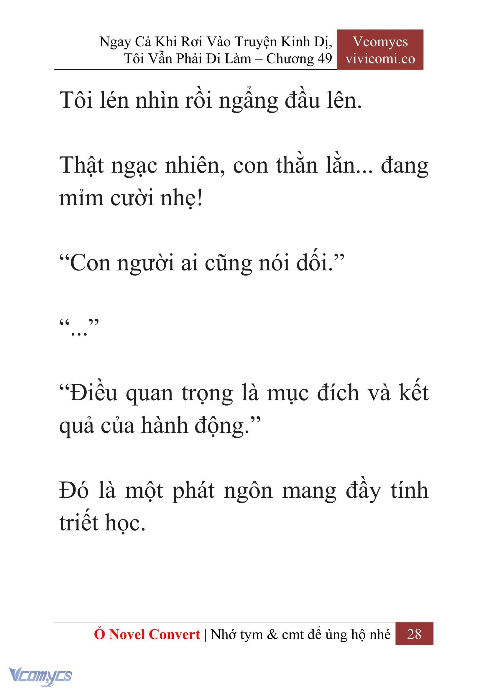 [Novel] Ngay Cả Khi Rơi Vào Truyện Kinh Dị, Tôi Vẫn Phải Đi Làm Chapter  49 - 30