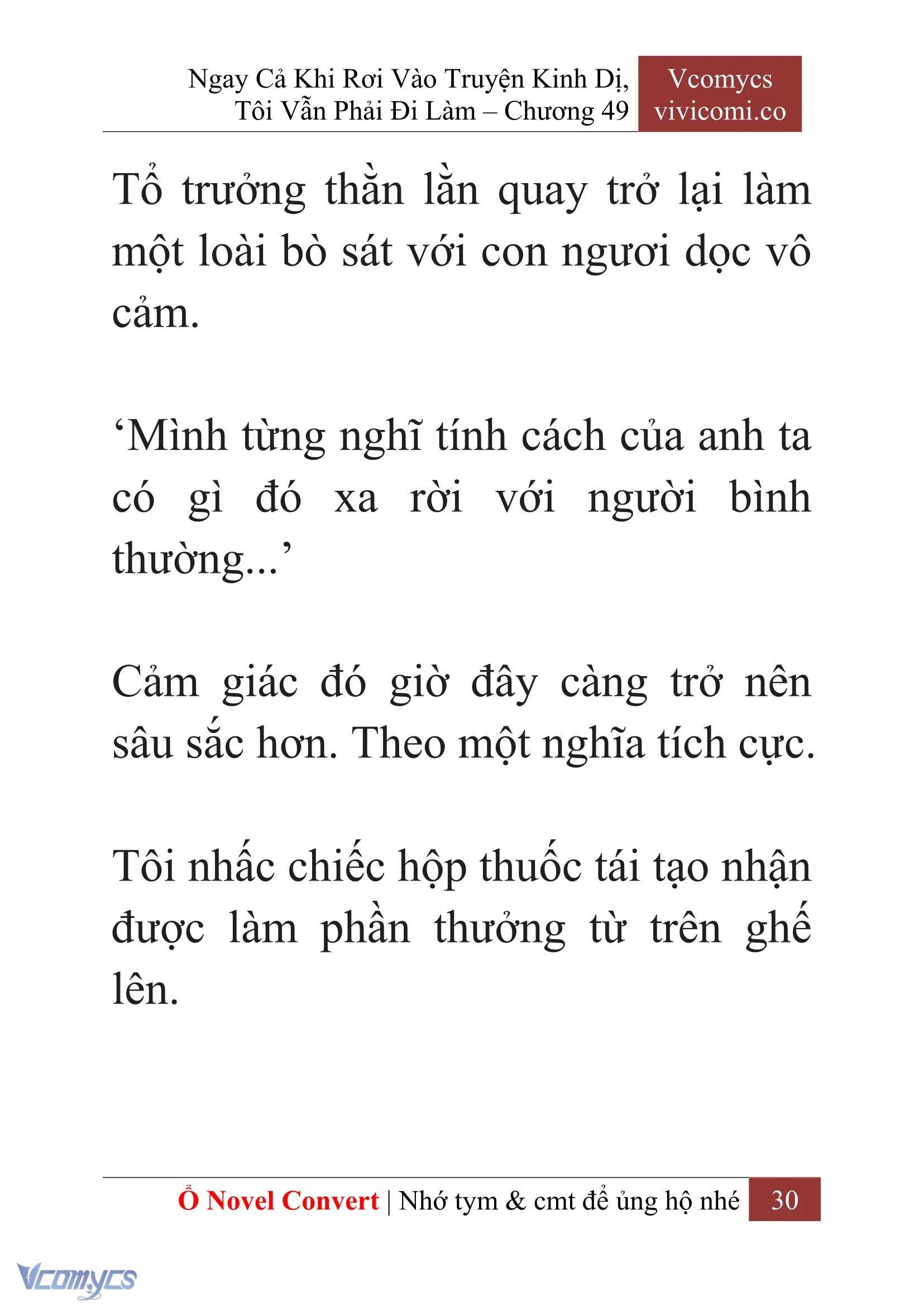 [Novel] Ngay Cả Khi Rơi Vào Truyện Kinh Dị, Tôi Vẫn Phải Đi Làm Chapter  49 - 32