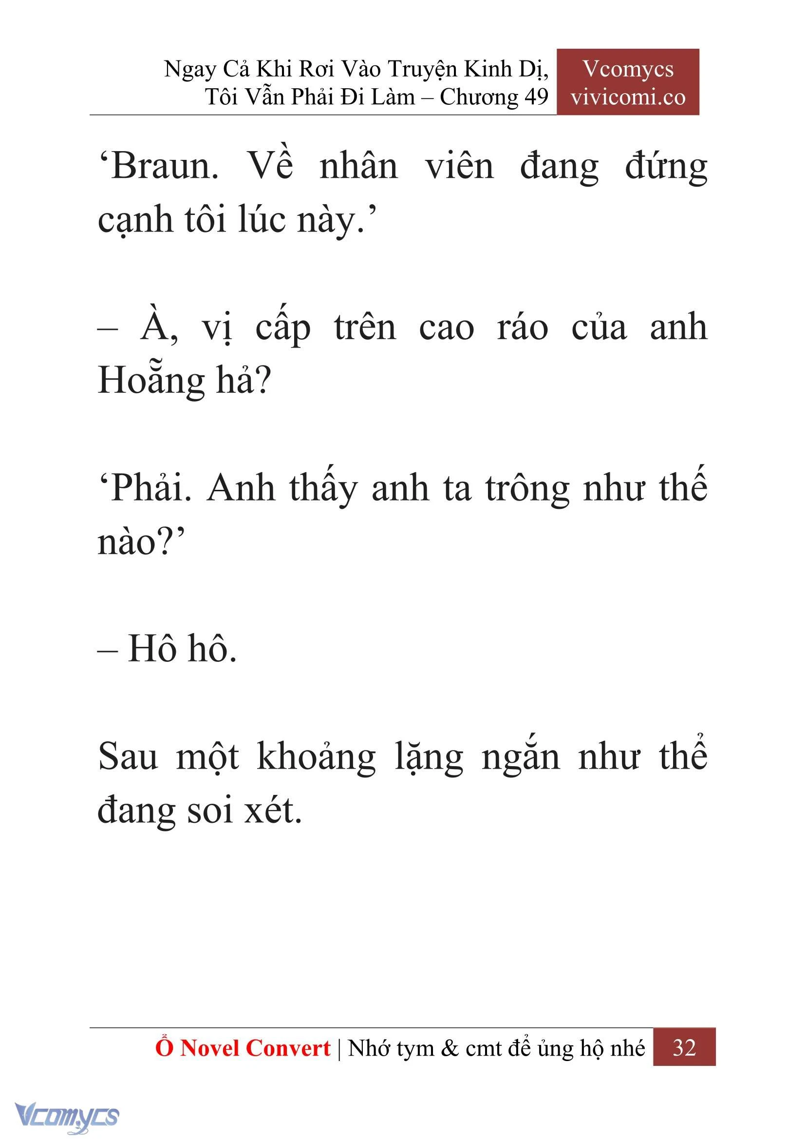 [Novel] Ngay Cả Khi Rơi Vào Truyện Kinh Dị, Tôi Vẫn Phải Đi Làm Chapter  49 - 34