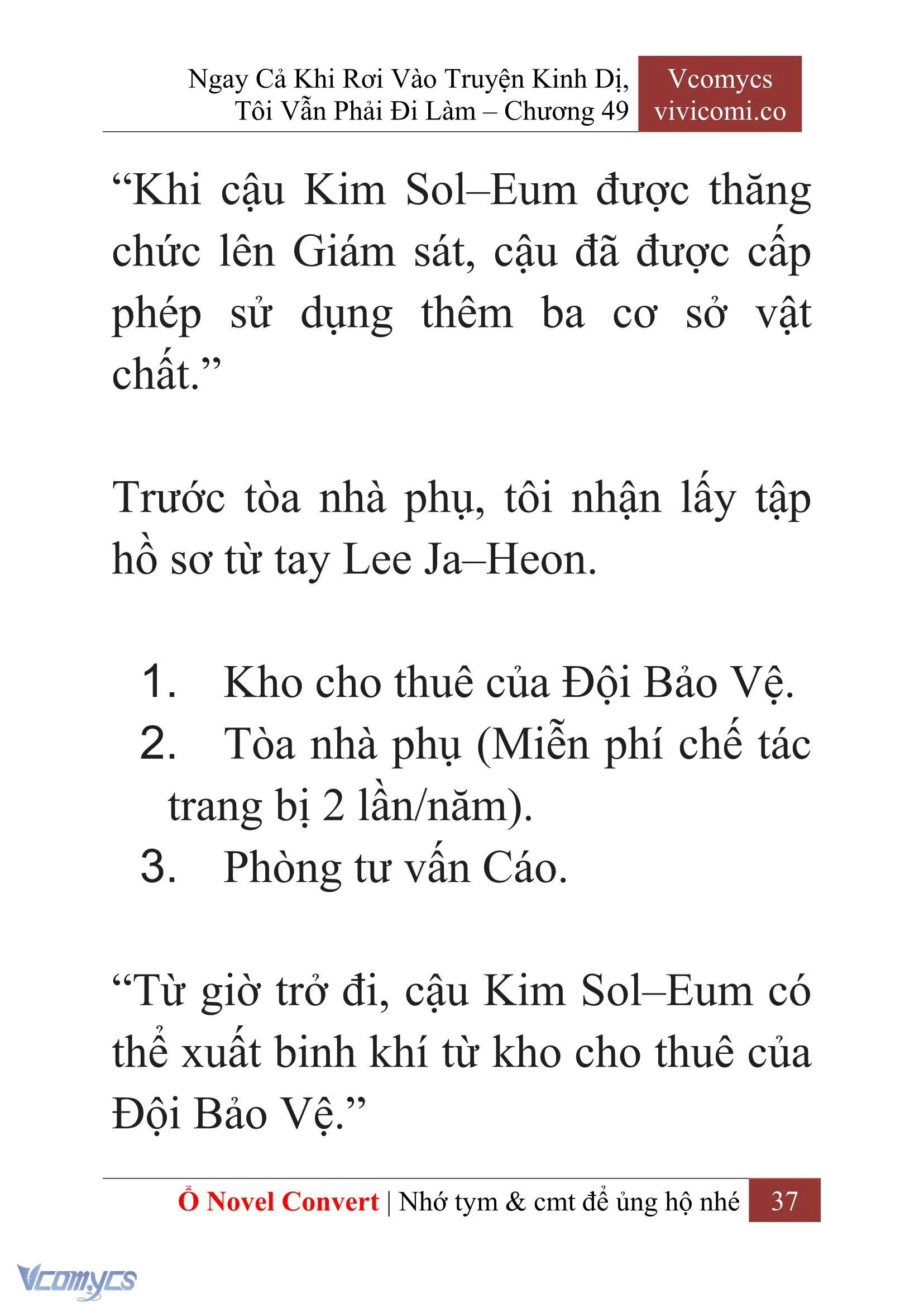 [Novel] Ngay Cả Khi Rơi Vào Truyện Kinh Dị, Tôi Vẫn Phải Đi Làm Chapter  49 - 39