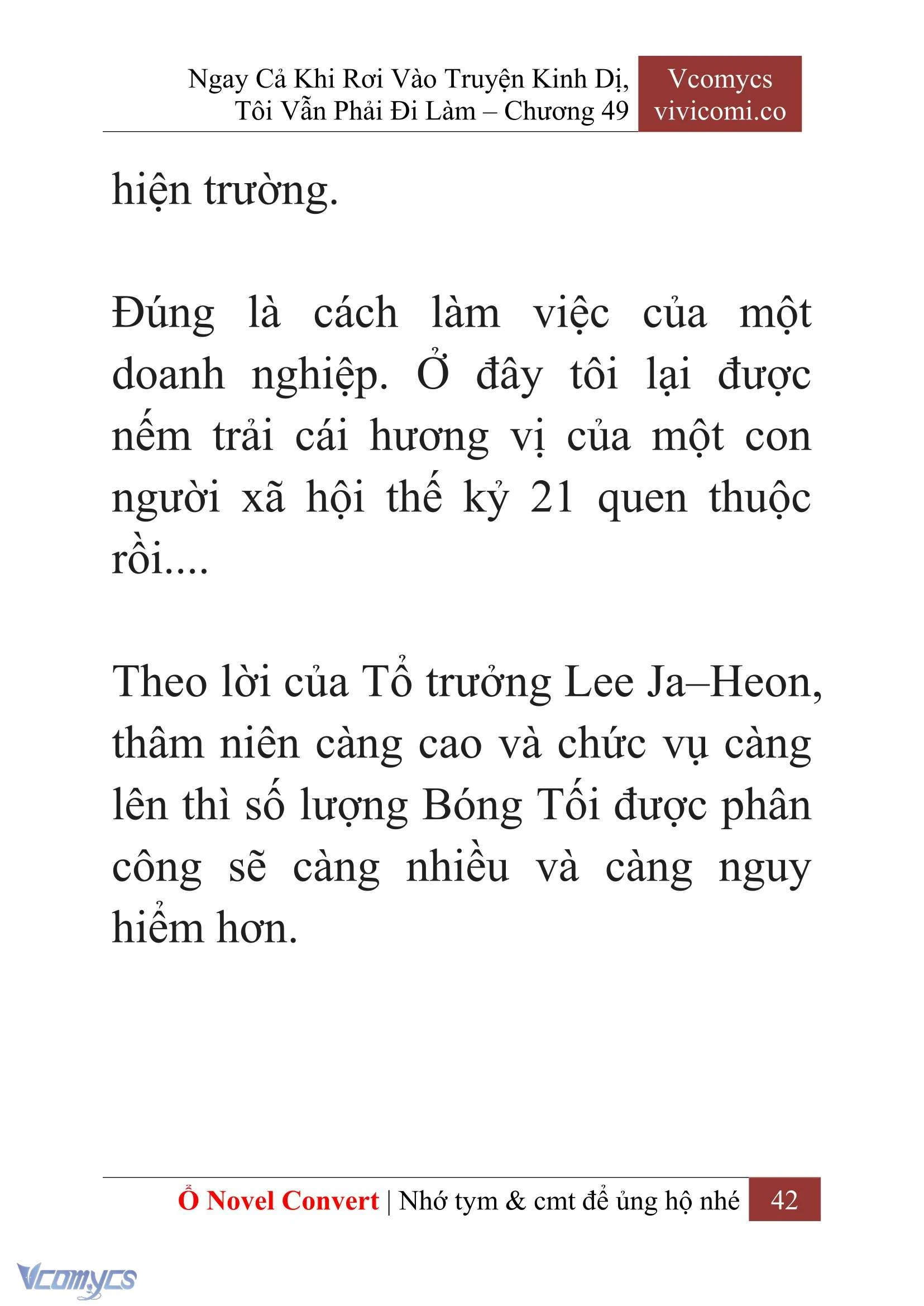 [Novel] Ngay Cả Khi Rơi Vào Truyện Kinh Dị, Tôi Vẫn Phải Đi Làm Chapter  49 - 44