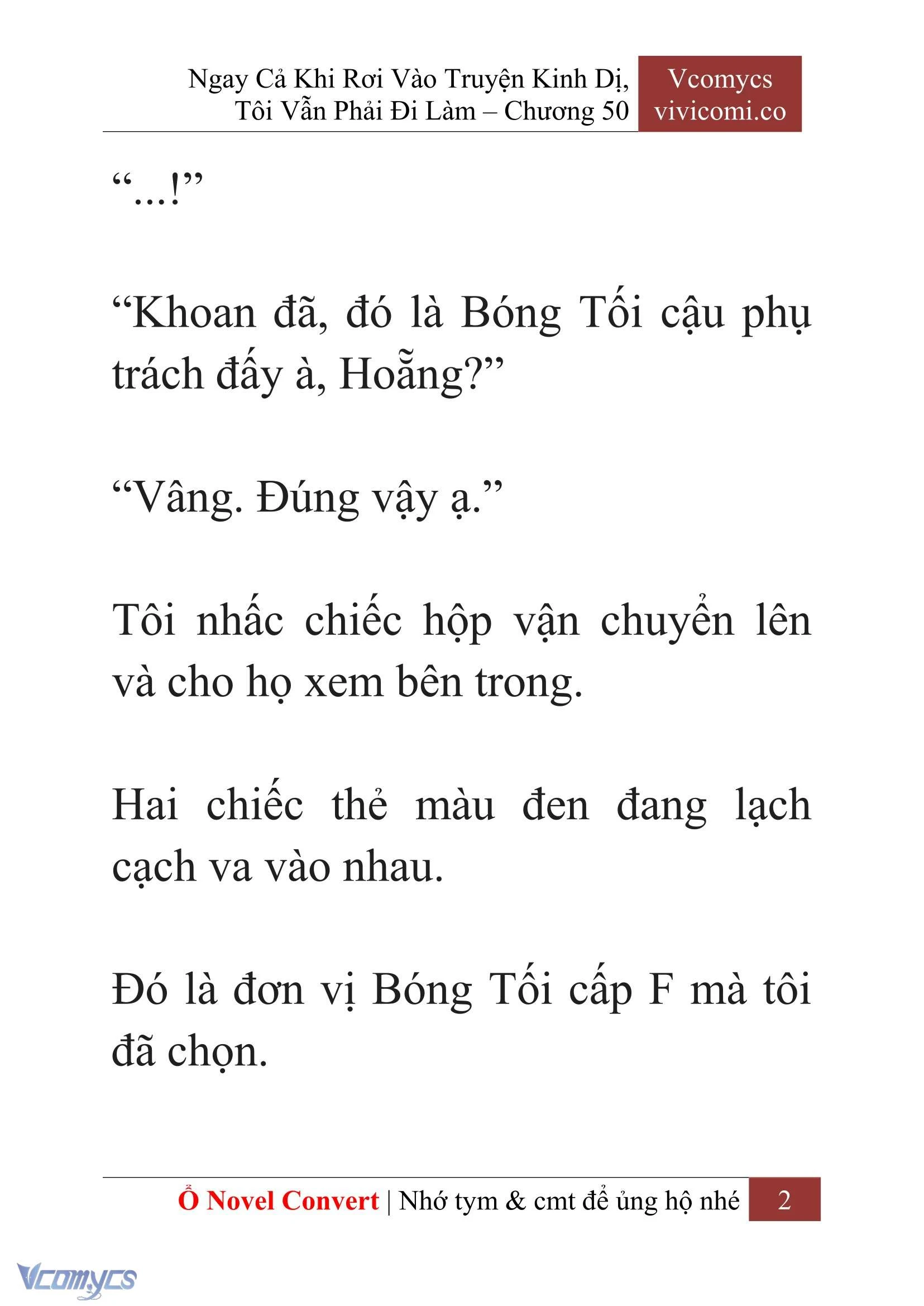 [Novel] Ngay Cả Khi Rơi Vào Truyện Kinh Dị, Tôi Vẫn Phải Đi Làm Chapter  50 - 4