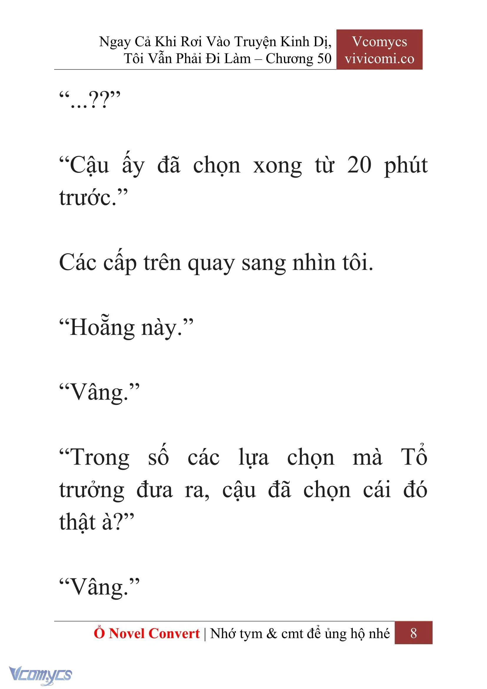 [Novel] Ngay Cả Khi Rơi Vào Truyện Kinh Dị, Tôi Vẫn Phải Đi Làm Chapter  50 - 10