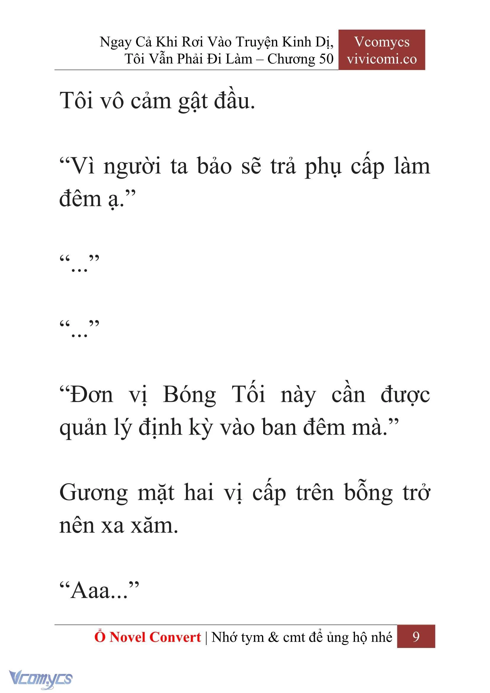 [Novel] Ngay Cả Khi Rơi Vào Truyện Kinh Dị, Tôi Vẫn Phải Đi Làm Chapter  50 - 11