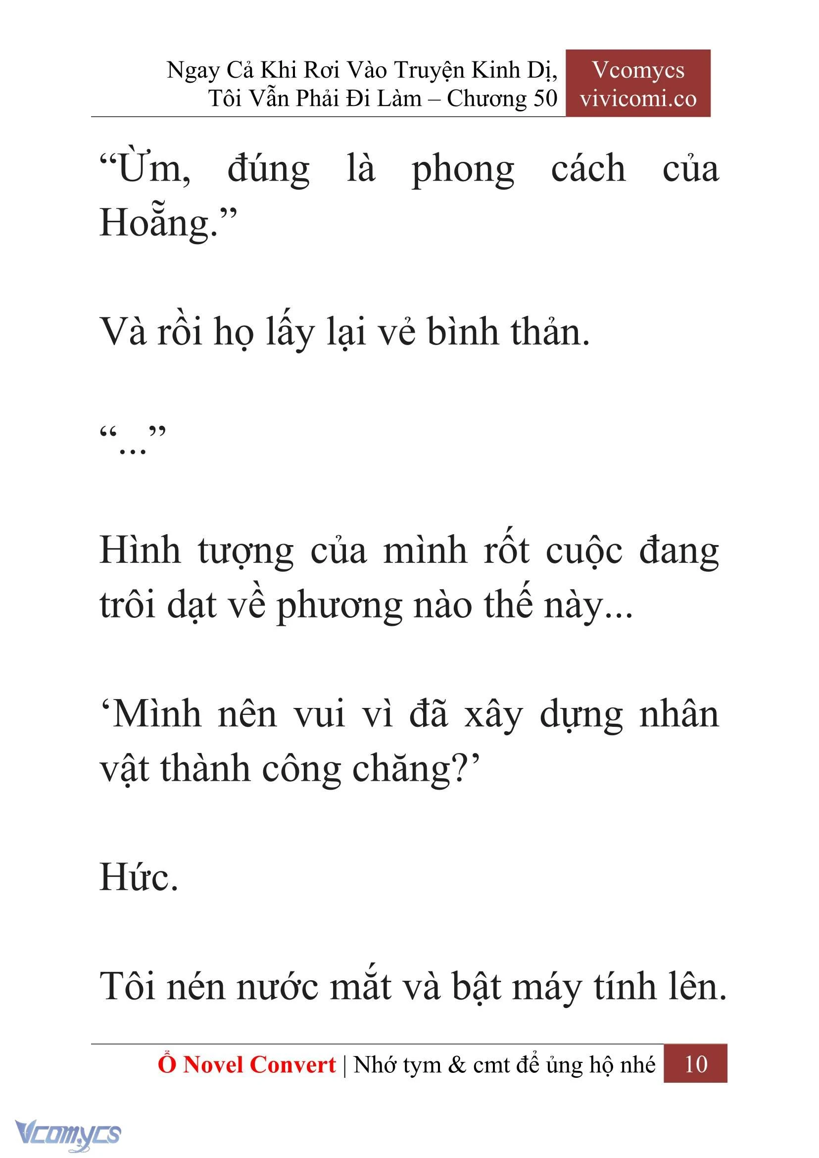 [Novel] Ngay Cả Khi Rơi Vào Truyện Kinh Dị, Tôi Vẫn Phải Đi Làm Chapter  50 - 12