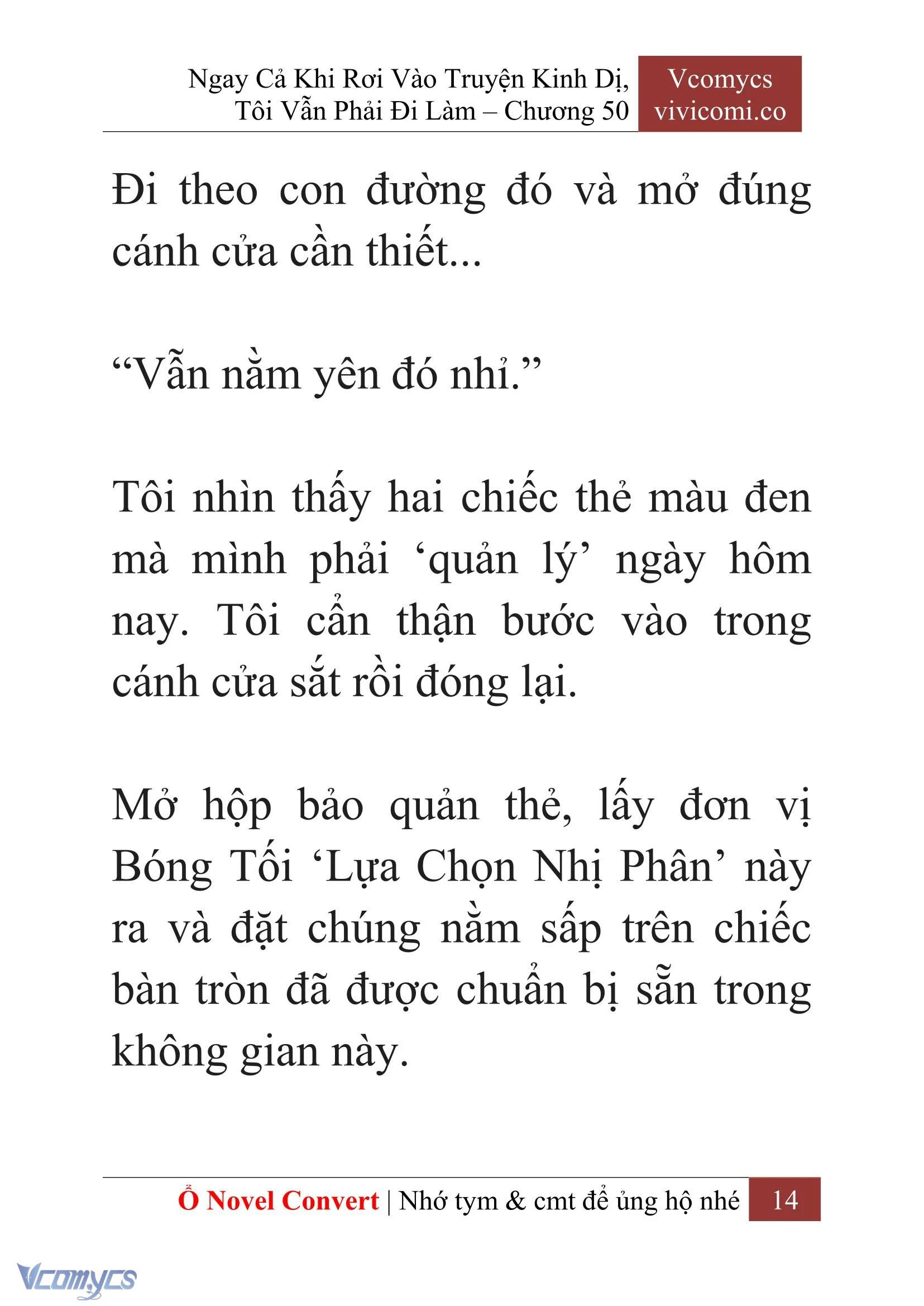 [Novel] Ngay Cả Khi Rơi Vào Truyện Kinh Dị, Tôi Vẫn Phải Đi Làm Chapter  50 - 16