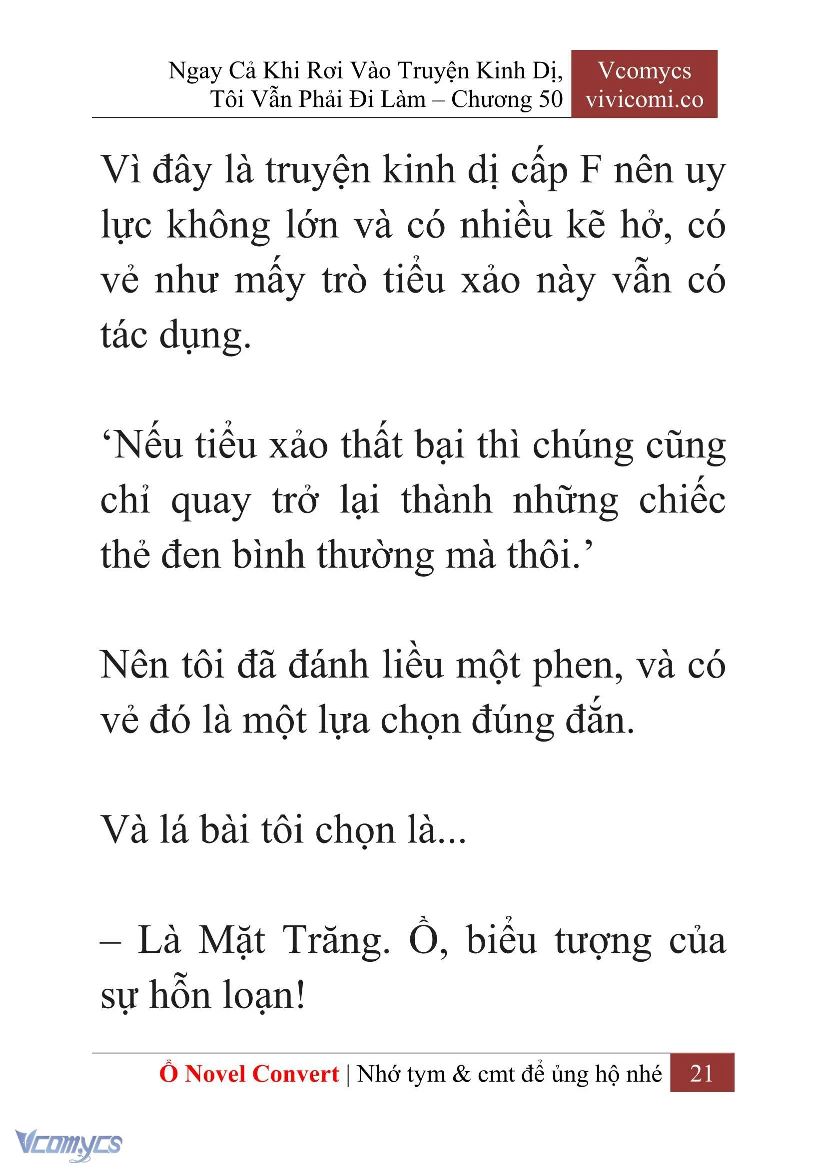 [Novel] Ngay Cả Khi Rơi Vào Truyện Kinh Dị, Tôi Vẫn Phải Đi Làm Chapter  50 - 23