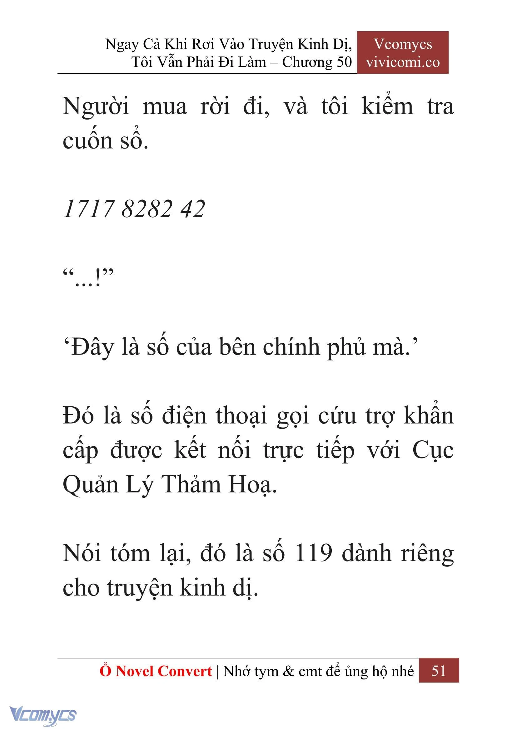 [Novel] Ngay Cả Khi Rơi Vào Truyện Kinh Dị, Tôi Vẫn Phải Đi Làm Chapter  50 - 53