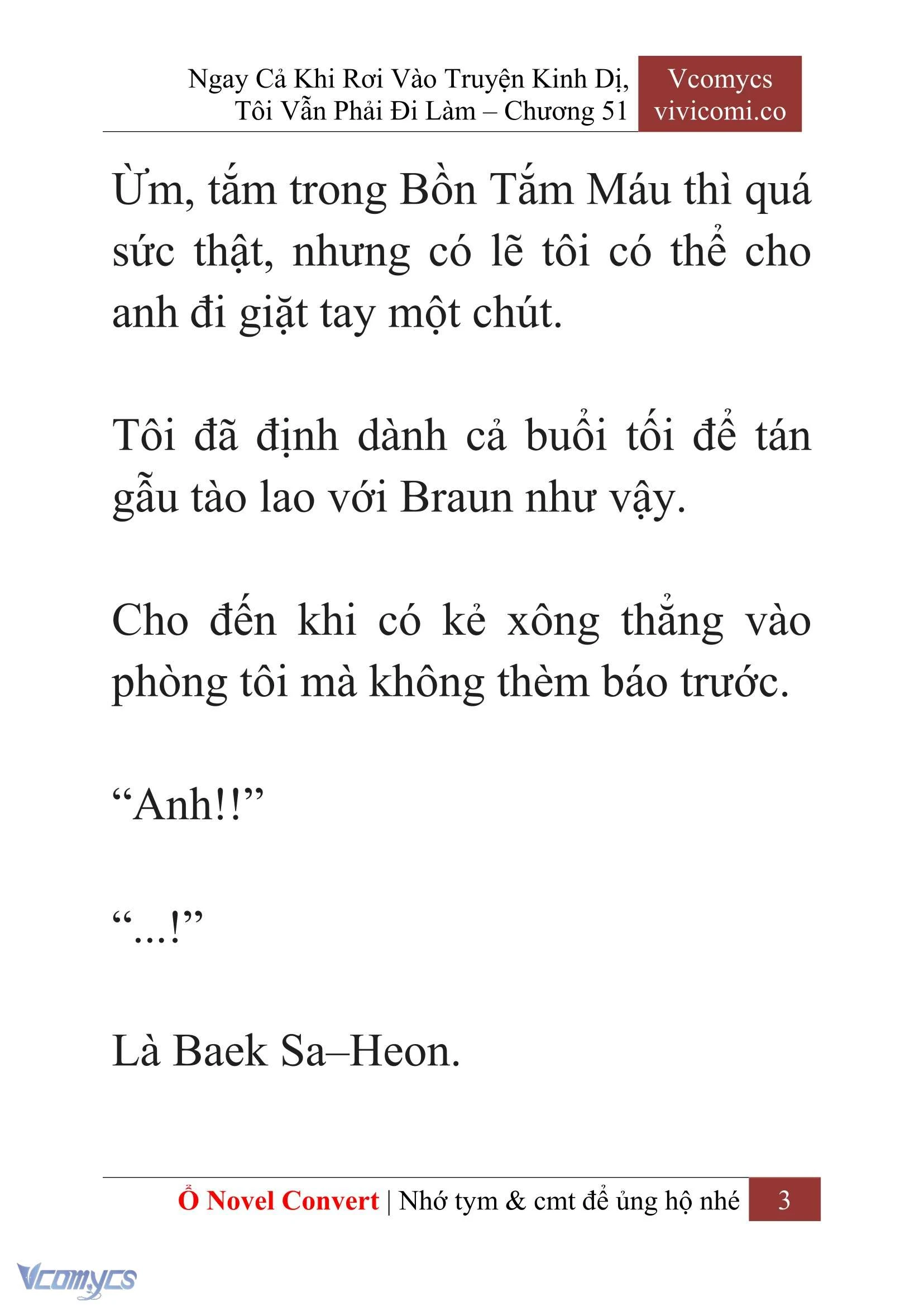 [Novel] Ngay Cả Khi Rơi Vào Truyện Kinh Dị, Tôi Vẫn Phải Đi Làm Chapter  51 - 5