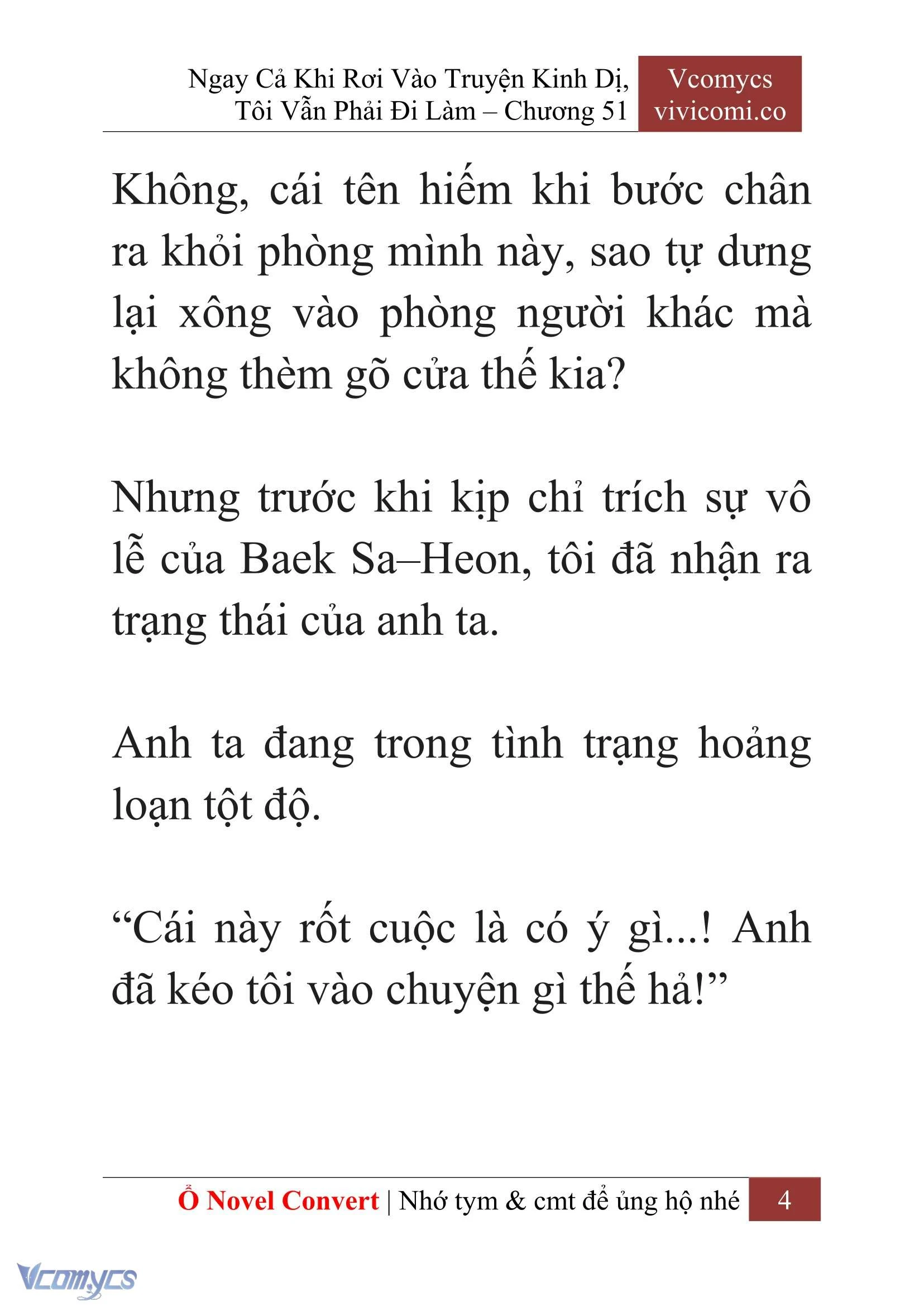 [Novel] Ngay Cả Khi Rơi Vào Truyện Kinh Dị, Tôi Vẫn Phải Đi Làm Chapter  51 - 6
